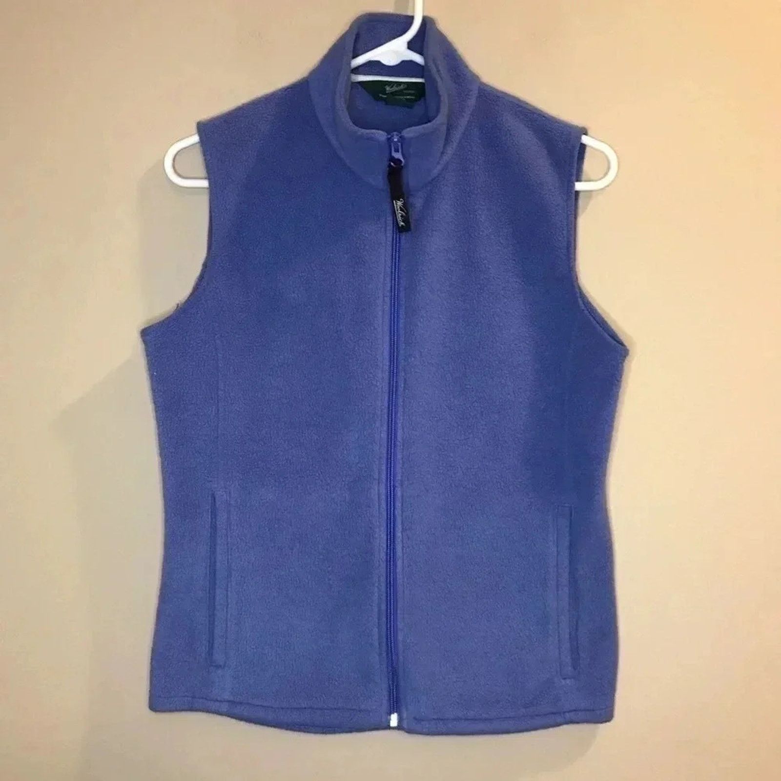 Woolrich Woolen Mills Woolrich Vest Purple Fleece Zip Up Women’s Size Small Size S / US 4 / IT 40 - 1 Thumbnail