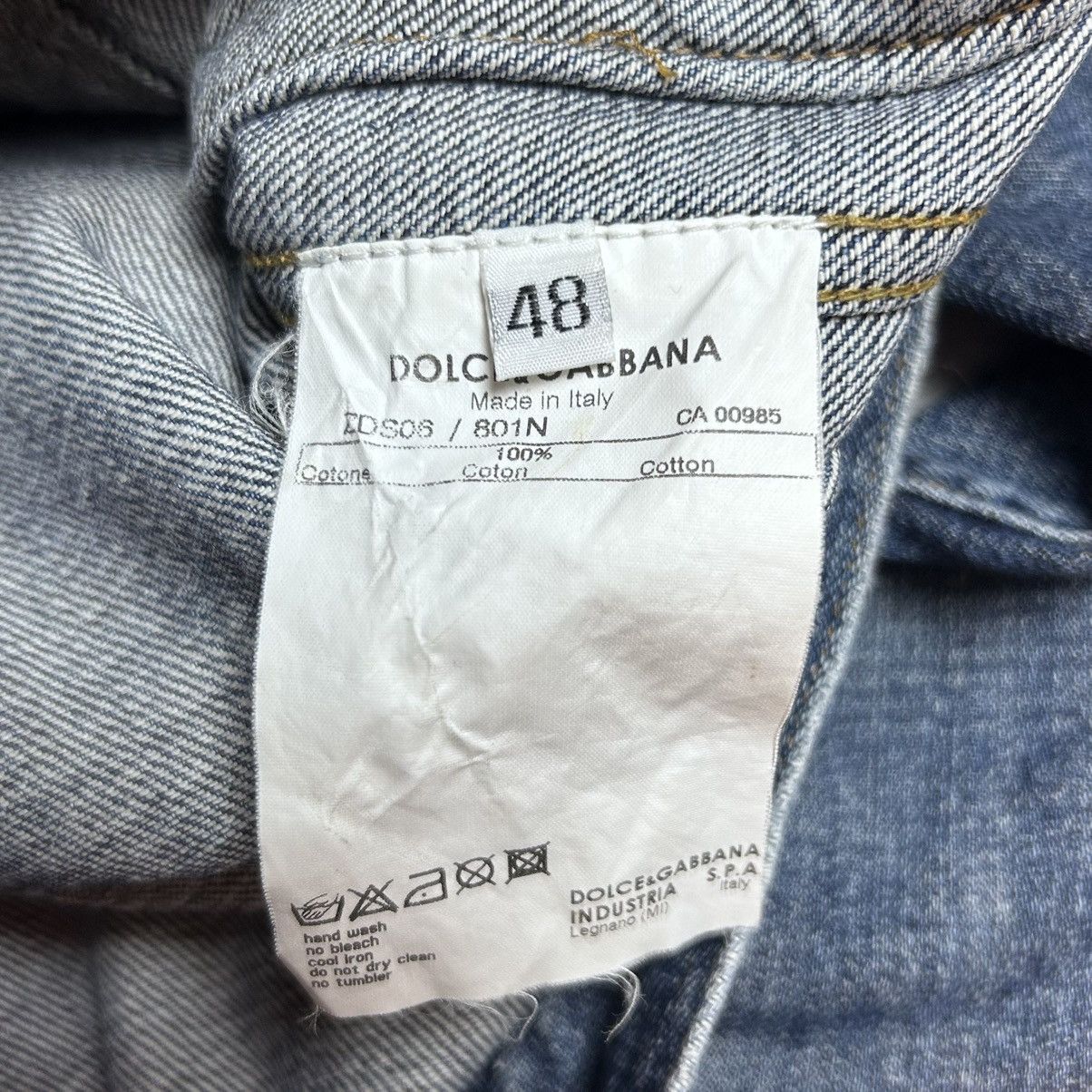 Dolce & Gabbana Streetwear 90's Dolce&Gabbana Wash Denim Jacket Japan Style Size US M / EU 48-50 / 2 - 9 Thumbnail