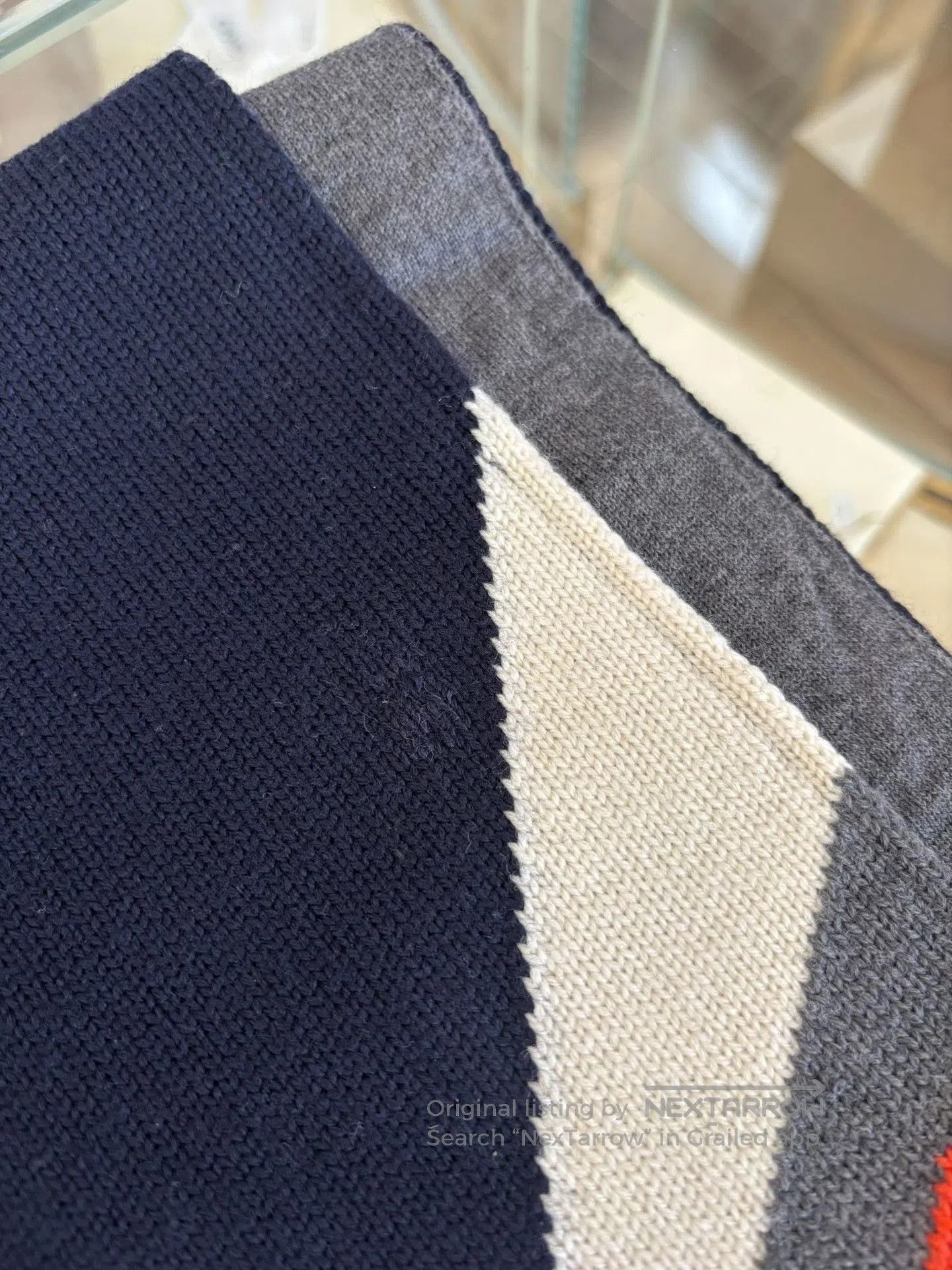Fendi Fendi Wool Scarf Little Monster Color Block. Size ONE SIZE - 5 Thumbnail