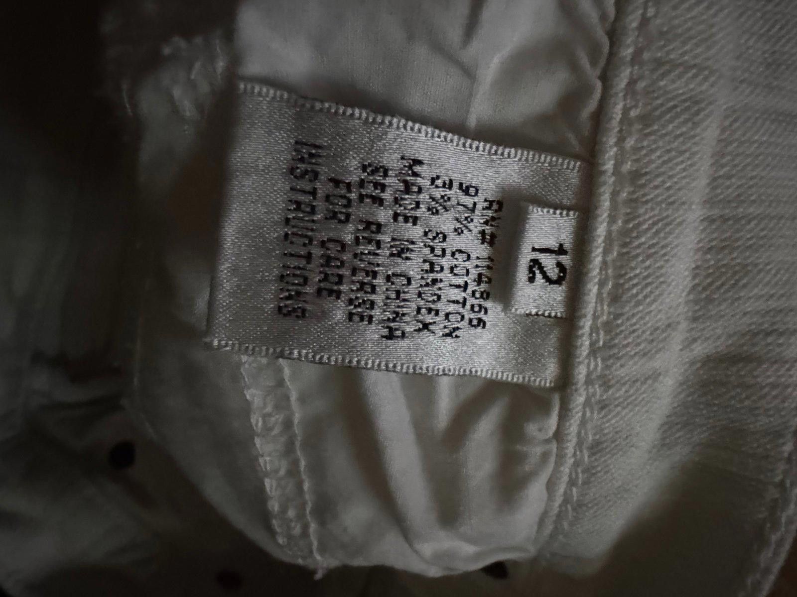 Designer White Skinny Jeans Women’s 12 Size 36" / US 14 / IT 50 - 4 Thumbnail