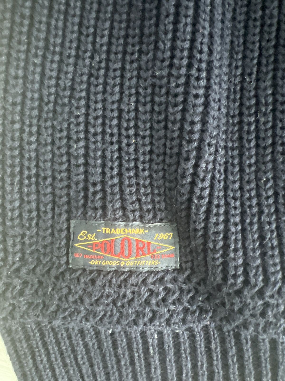 Polo Ralph Lauren Navy Polo Ralph Lauren sweater w/shawl Size US M / EU 48-50 / 2 - 5 Thumbnail