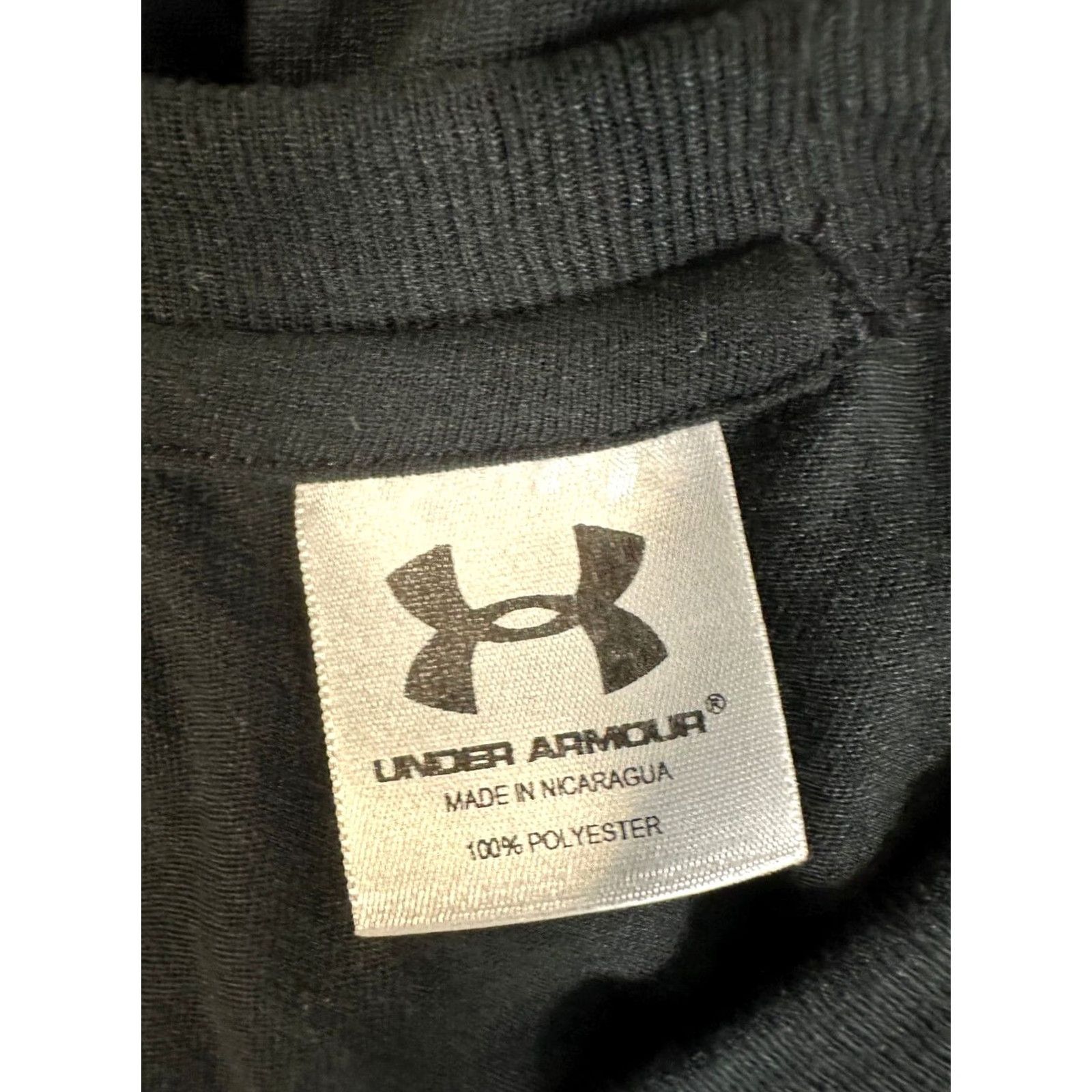 Under Armour Under Armour HeatGear Cyclones Tee Shirt Mens Medium Black Athletic Logo Shirt Size US M / EU 48-50 / 2 - 5 Thumbnail
