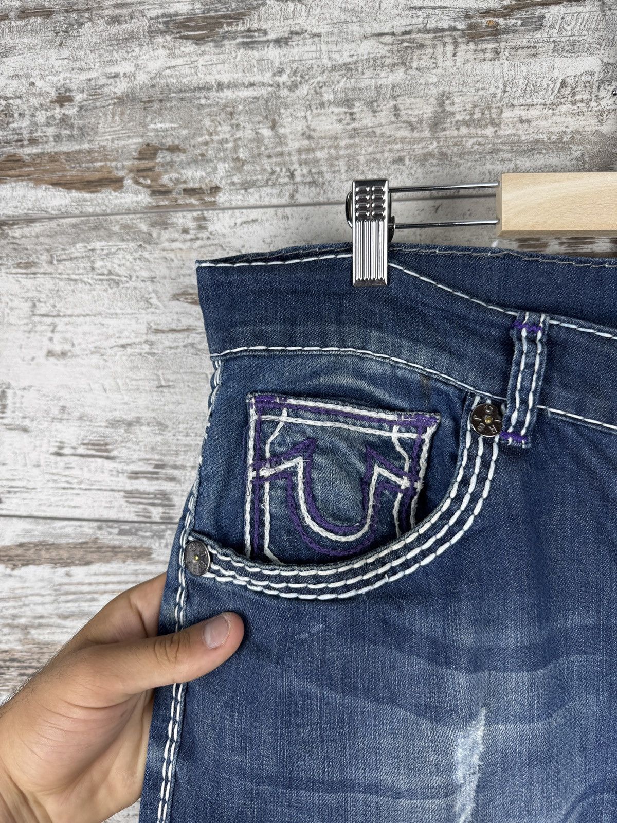 True Religion Mens Vintage True Religion baggy jeans denim pants y2k rare Size US 34 / EU 50 - 6 Thumbnail