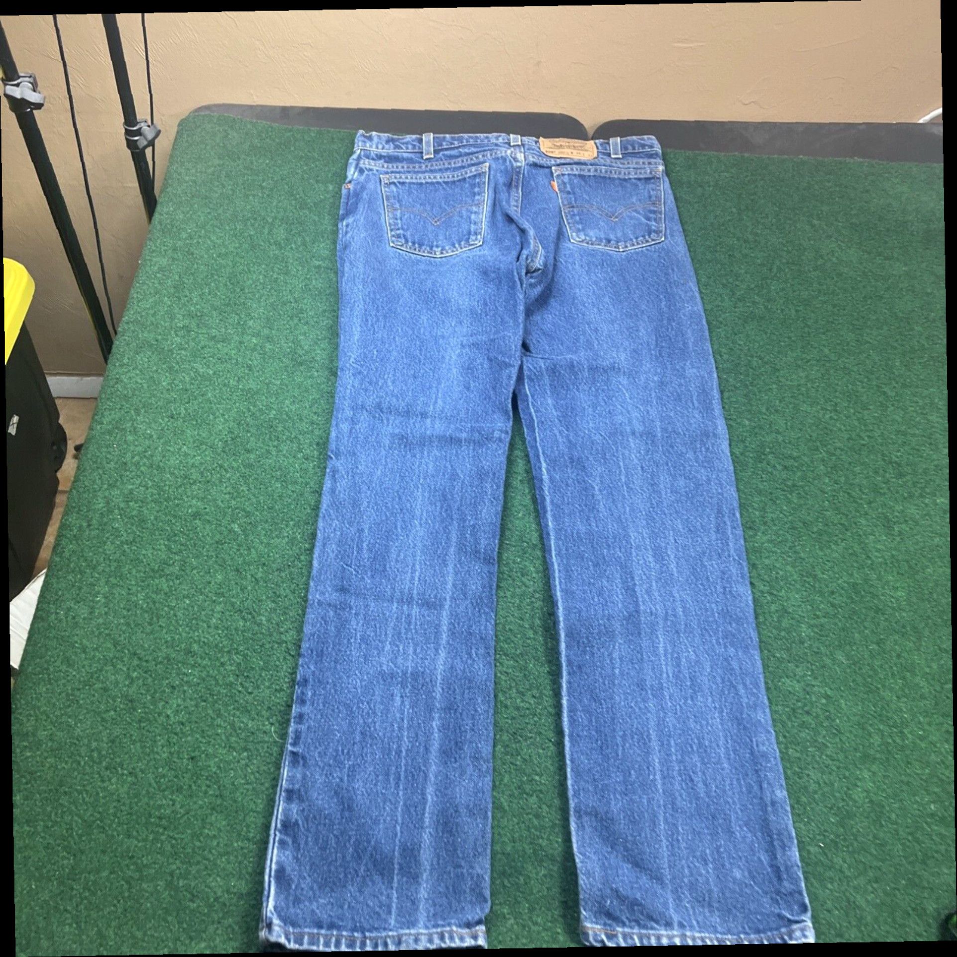Levi's Vintage 1996 LEVIS 505 Orange-Tab Jeans 33x31 (Tag 34x33) Faded See Photos Size US 33 - 4 Thumbnail