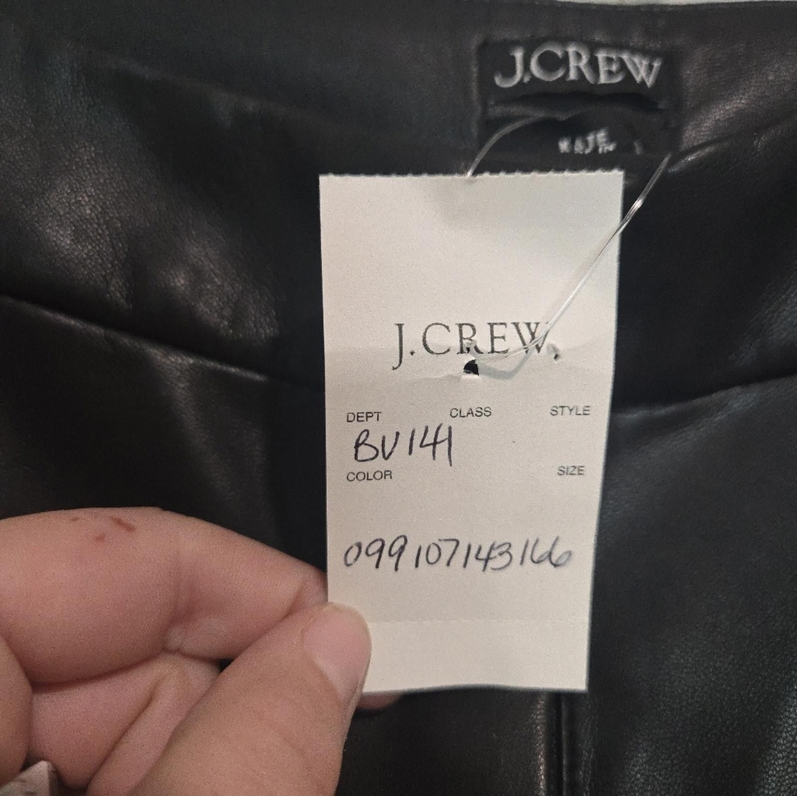 J.Crew J Crew Kate straight-leg pant in faux leather Size 25" / US 0 / IT 36 - 5 Thumbnail