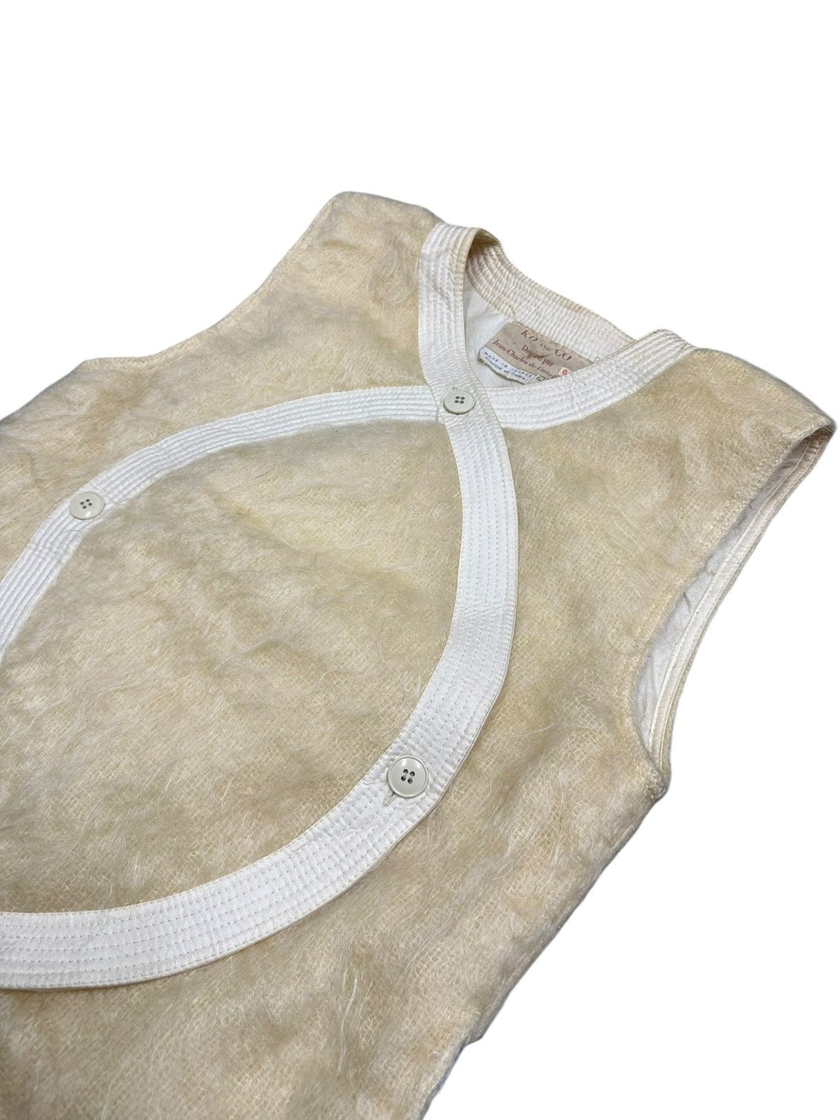 Jean Charles De Castelbajac Vintage 80s Jean-Charles De Castelbajac Fur Vest Size US S / EU 44-46 / 1 - 2 Thumbnail