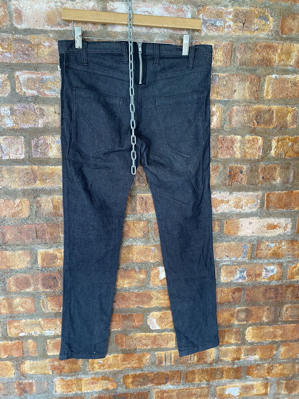 Japanese Brand 1990s MILKBOY bondage zipper skinny pants Size US 30 / EU 46 - 11 Thumbnail