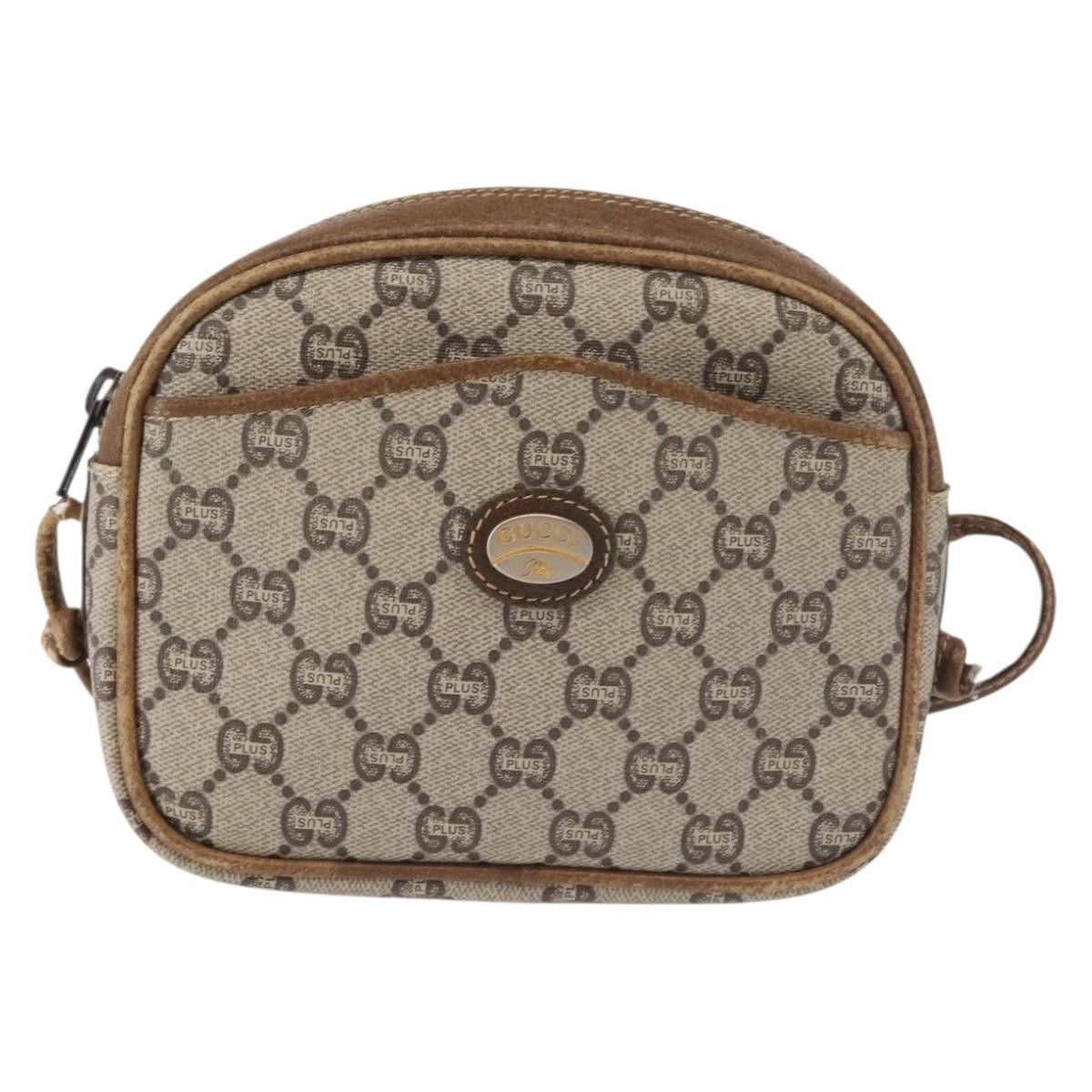 Gucci GUCCI GG Plus Supreme Shoulder Bag Pvc Leather Beige Gold Size ONE SIZE - 2 Thumbnail
