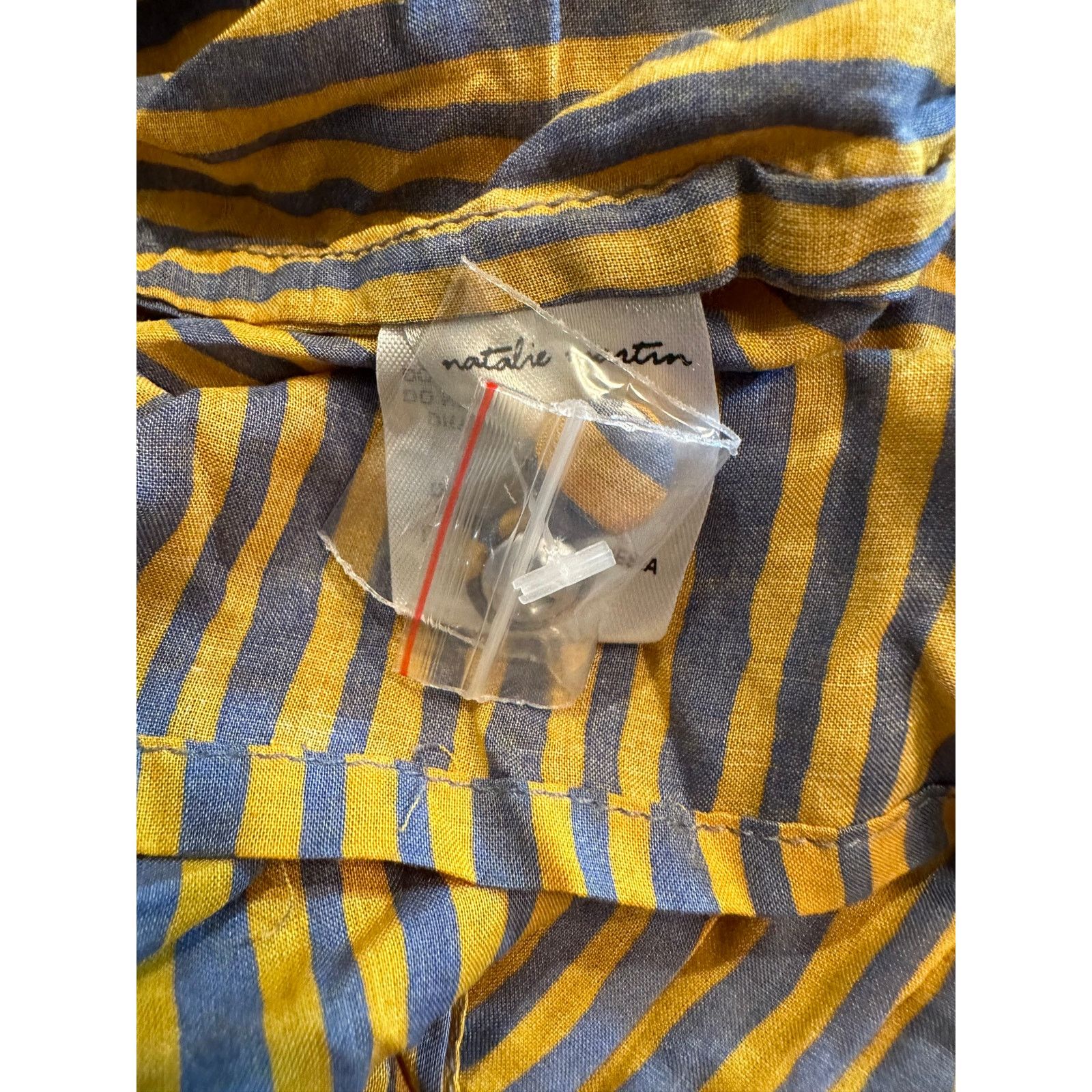 Natalie Martin Natalie Martin Jasmine Top Painted Stripe Dandelion size XS Size XS / US 0-2 / IT 36-38 - 9 Thumbnail