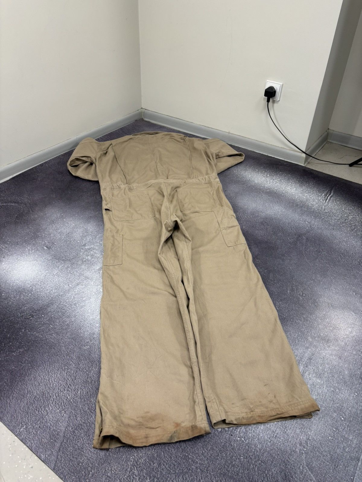 Carhartt Vintage Carhartt Flame Resistant Utility Work Beige Coverall Size US L / EU 52-54 / 3 - 22 Thumbnail
