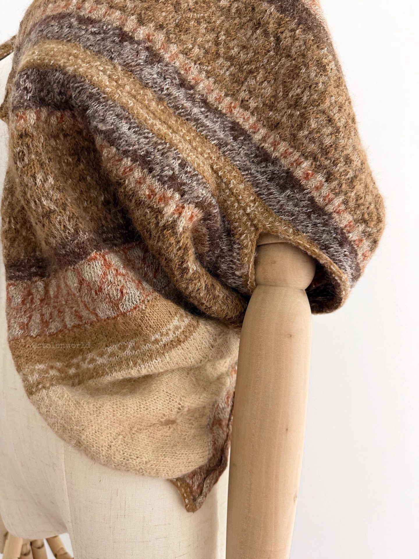 Kapital Kapital Alpaca Blend Ethnic Duster Carved Free Size Size M / US 6-8 / IT 42-44 - 5 Thumbnail
