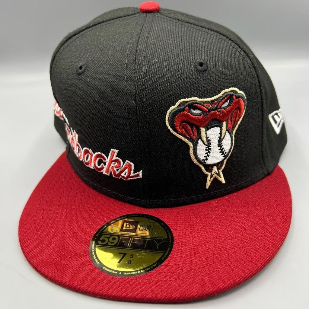New Era Arizona Diamondbacks Hat Men 7 5/8 59Fifty New Era Fitted Size ONE SIZE - 2 Thumbnail