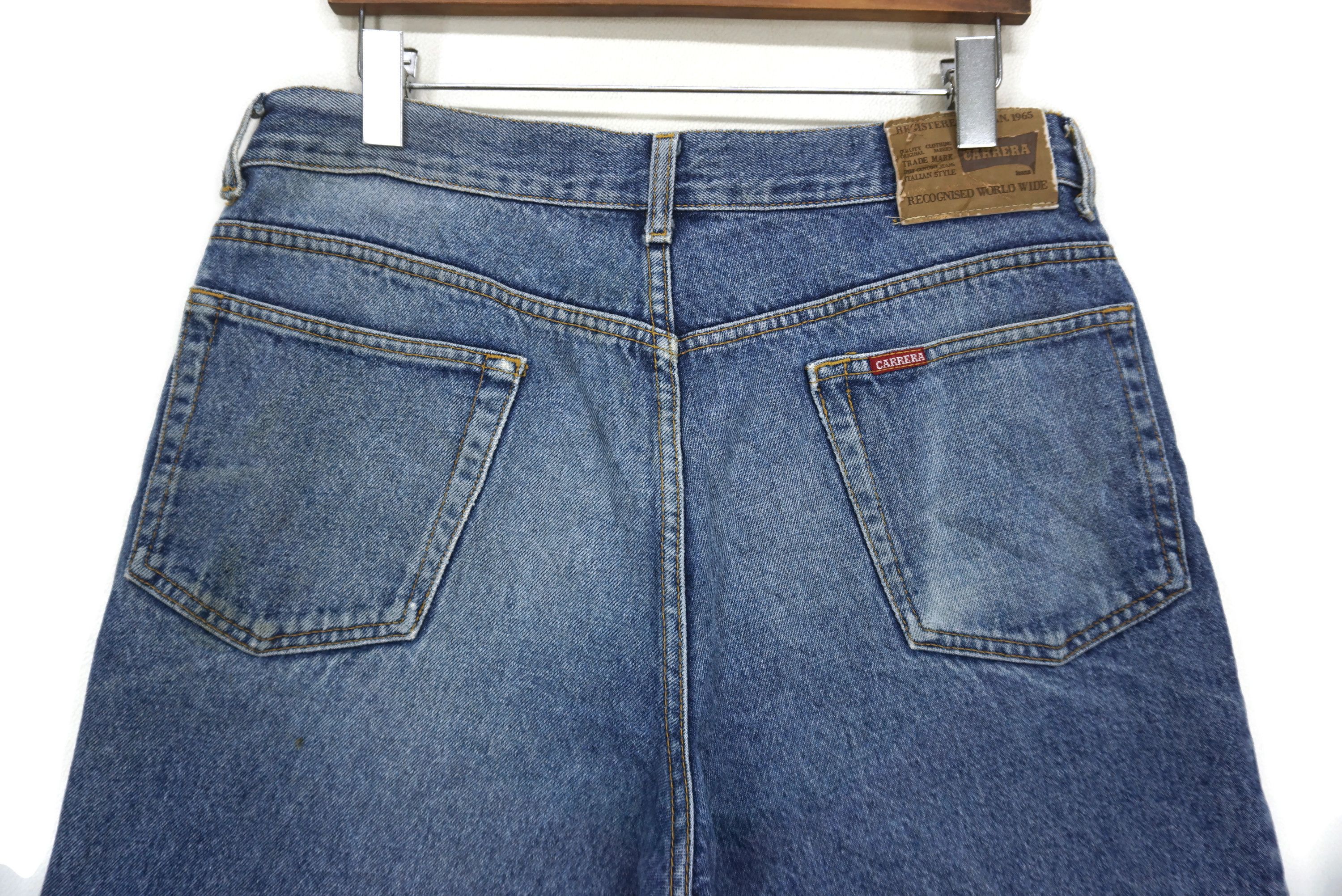 Vintage Carrera Jeans Size W36xL29 Straight Leg Denim Broken Zipper Size US 36 / EU 52 - 9 Thumbnail