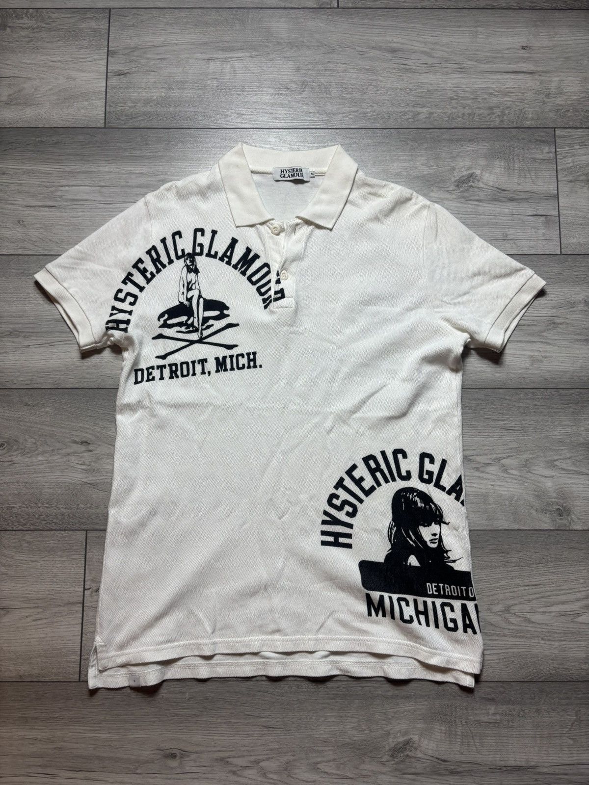 Hysteric Glamour Hysteric Glamour – Archive Striped Polo Shirt