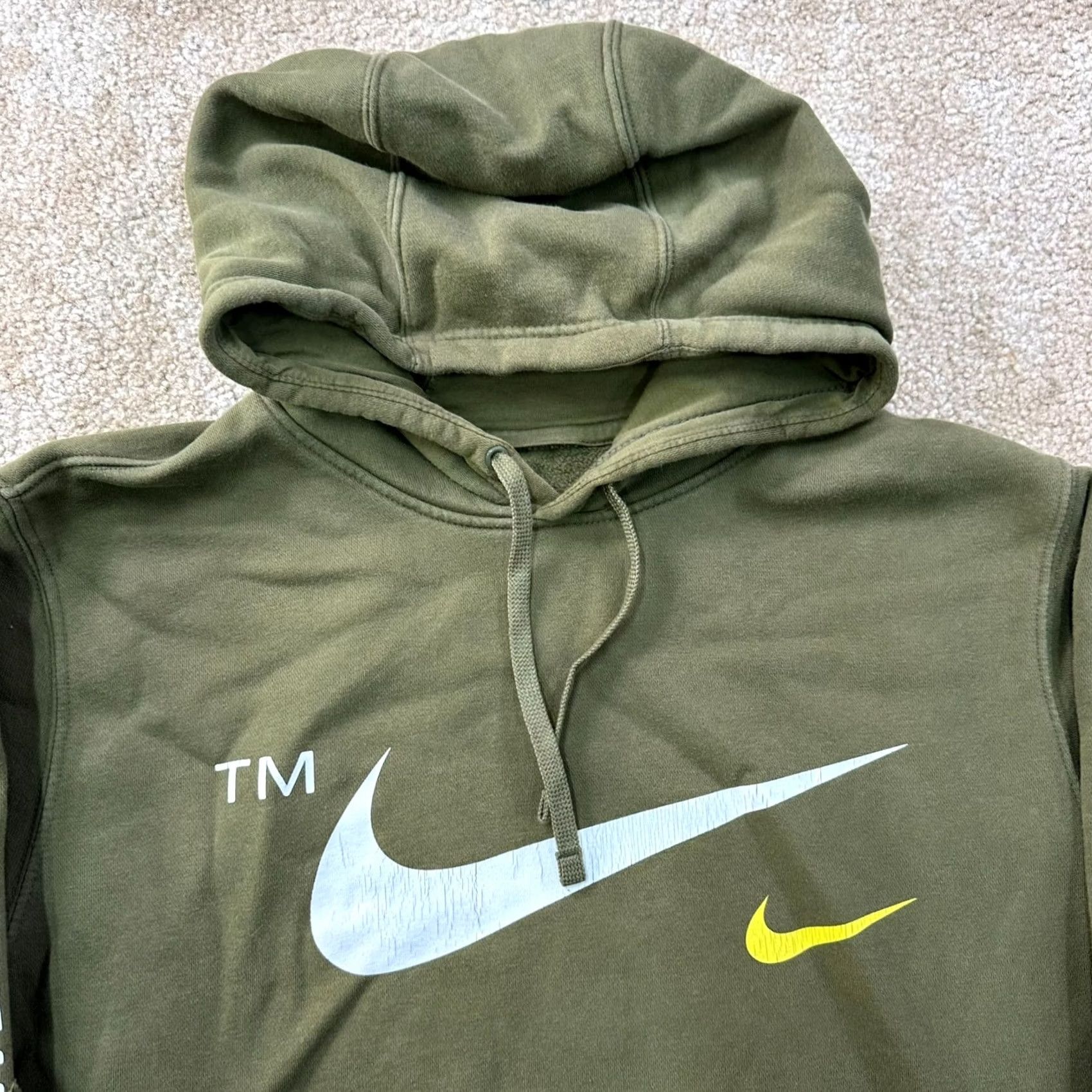 Nike Nike Hoodie Men XL Logo Long Sleeve Hooded Sweatshirt Green Size US XL / EU 56 / 4 - 5 Thumbnail