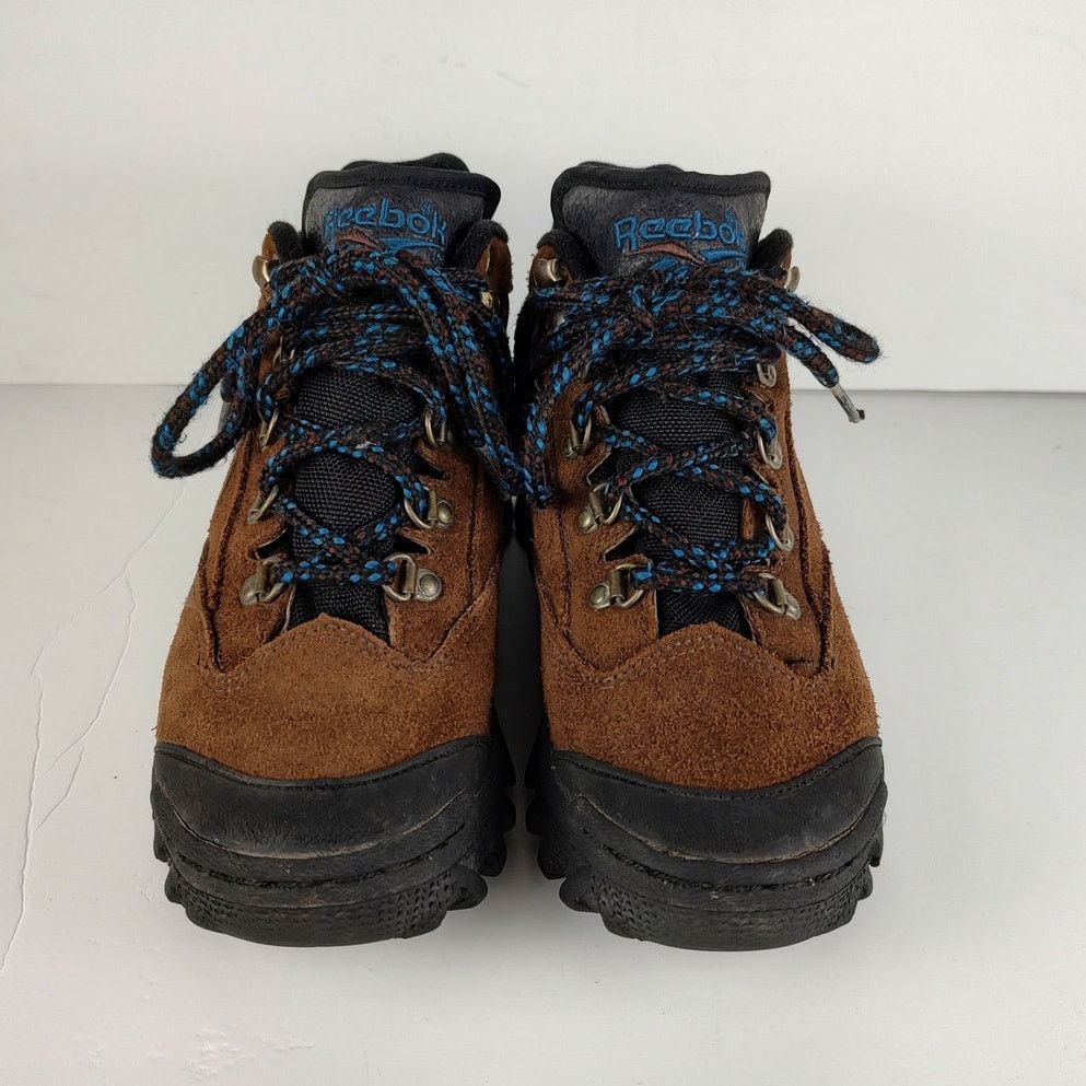 Reebok VTG 90s Reebok brown suede gorpcore street boots womens 6.5 Size US 6.5 / IT 36.5 - 6 Thumbnail
