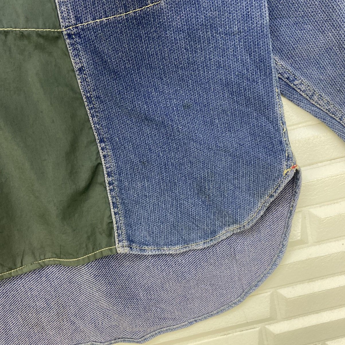 Designer × Japanese Brand × Vintage 🔥 Kearney House Sashiko Boro Indigo Two-tone Jacket Size US M / EU 48-50 / 2 - 13 Thumbnail