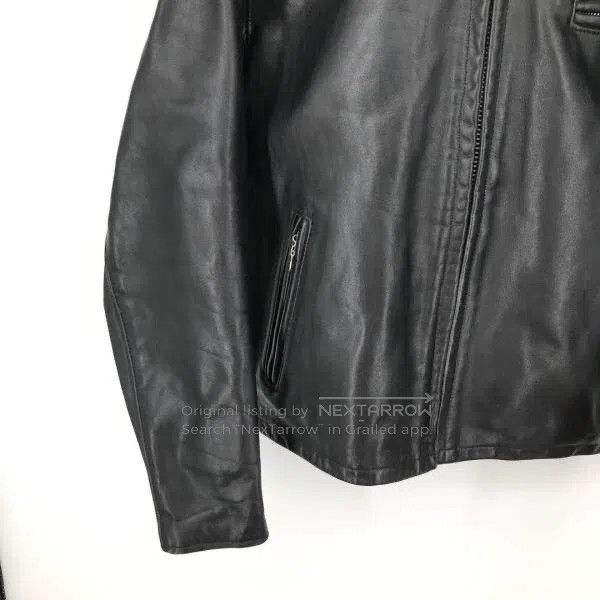 Schott Schott 643 Straight lapel leather jacket Size US XL / EU 56 / 4 - 4 Thumbnail