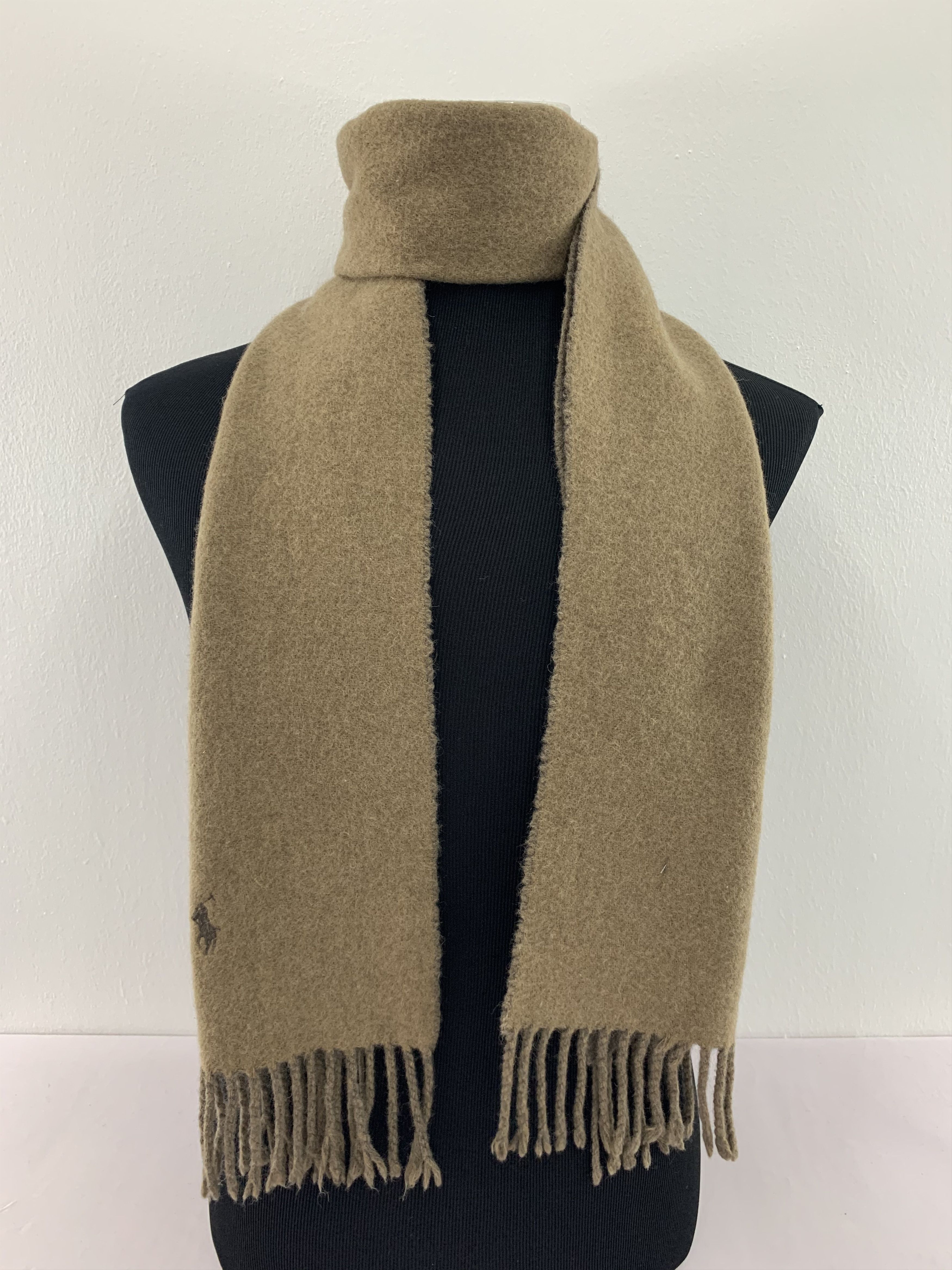Polo Ralph Lauren Polo Ralph Lauren Scarf Wool Muffler Neck Wrap BL4380 Size ONE SIZE - 1 Thumbnail