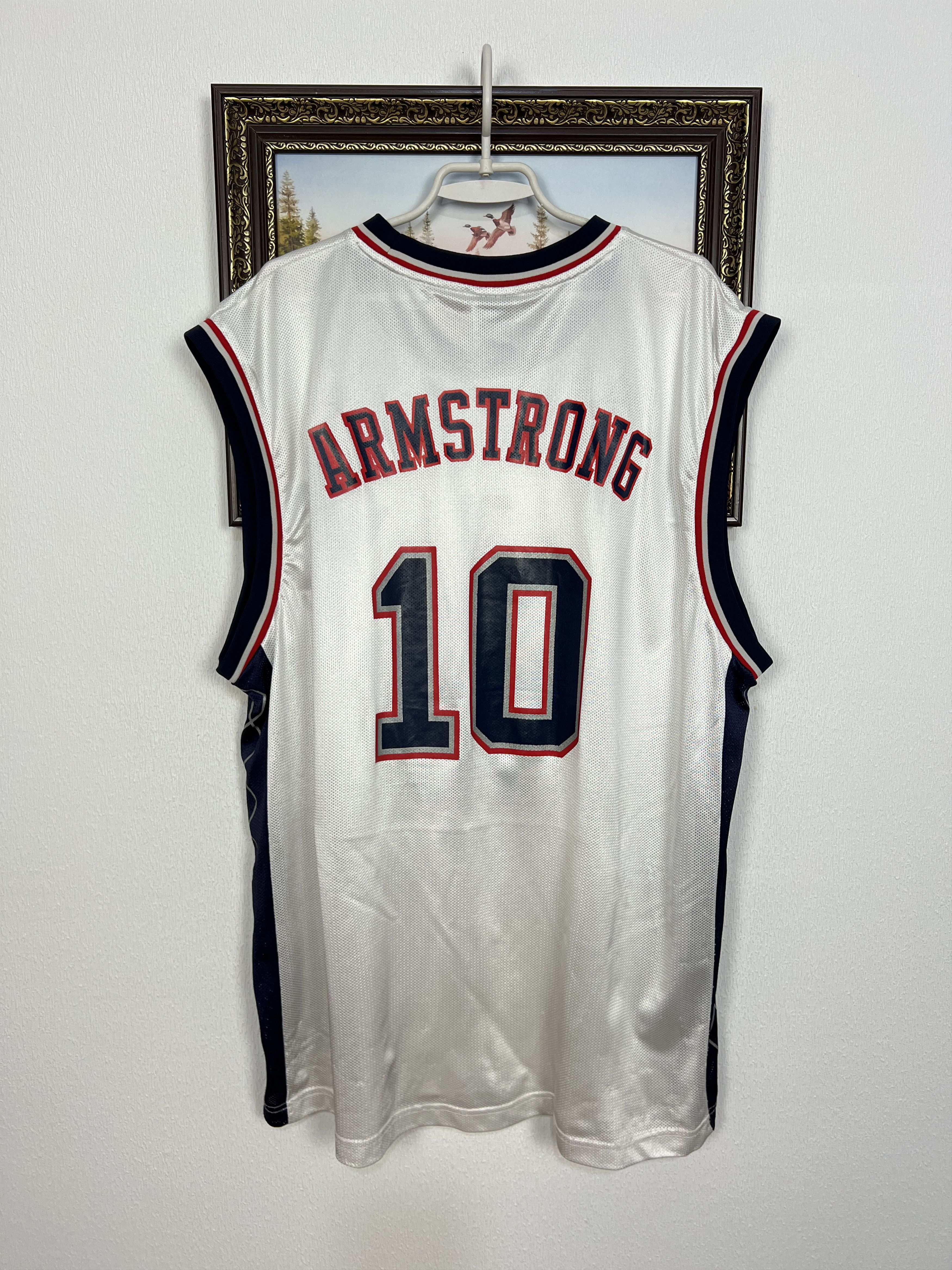 Adidas Vintage NBA New Jersey Nets #10 Armstrong Jersey Trikot Size US XXL / EU 58 / 5 - 7 Thumbnail