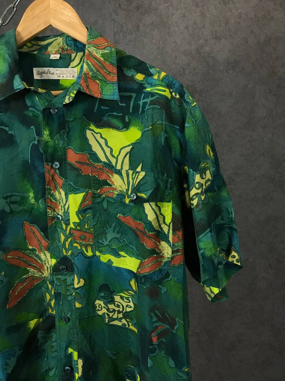 Vintage Crazy Hawaiian vintage silk shirt Size US XL / EU 56 / 4 - 2 Thumbnail
