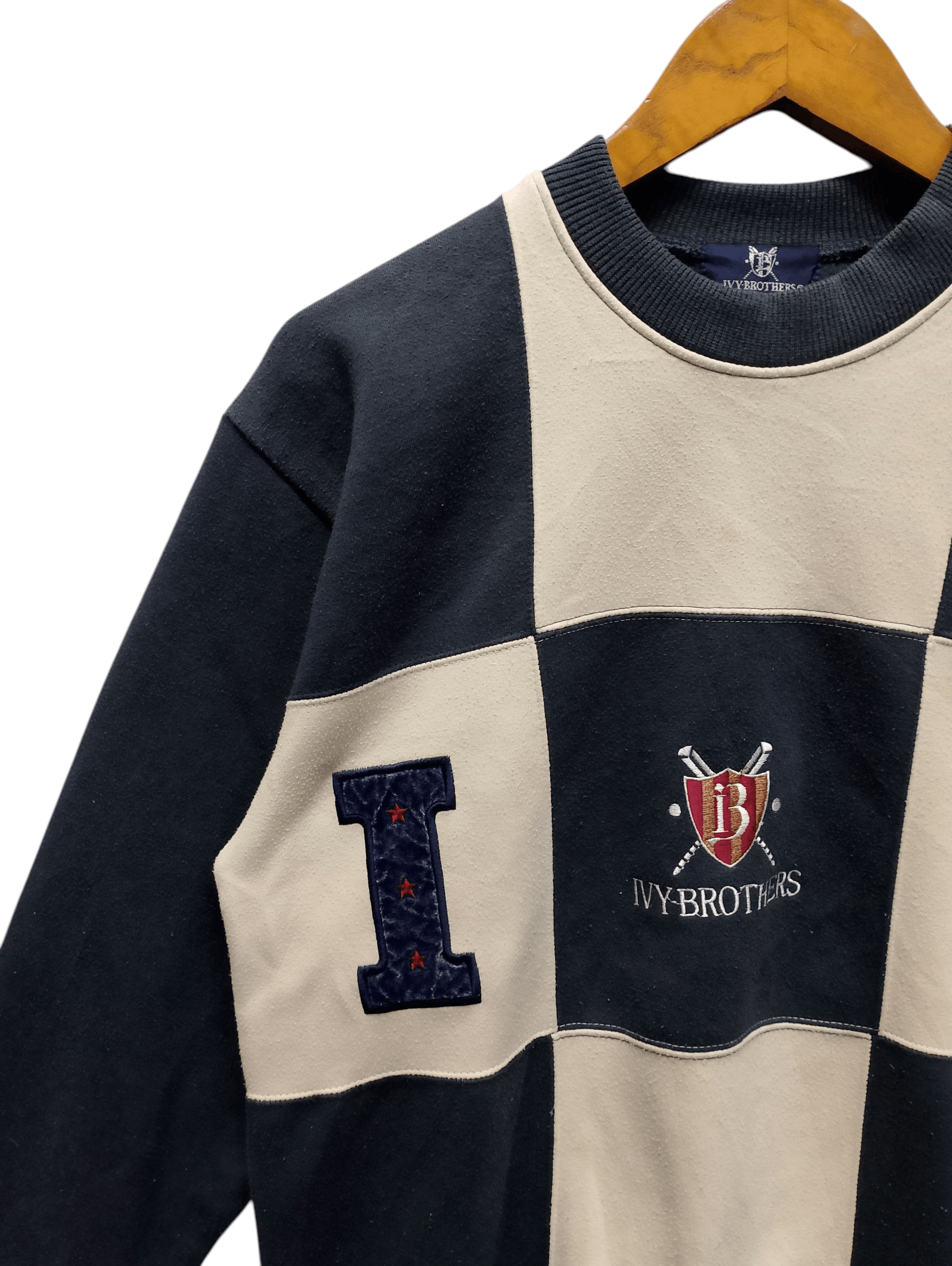 Other Vintage Ivy Brothers Patchwork Sweatshirt Size US M / EU 48-50 / 2 - 2 Thumbnail