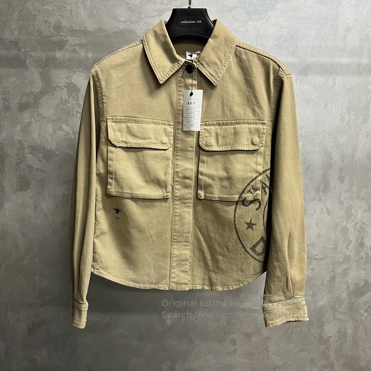 Dior Dior Little bee embroidery collar jacket coat| Size XS / US 0-2 / IT 36-38 - 1 Thumbnail