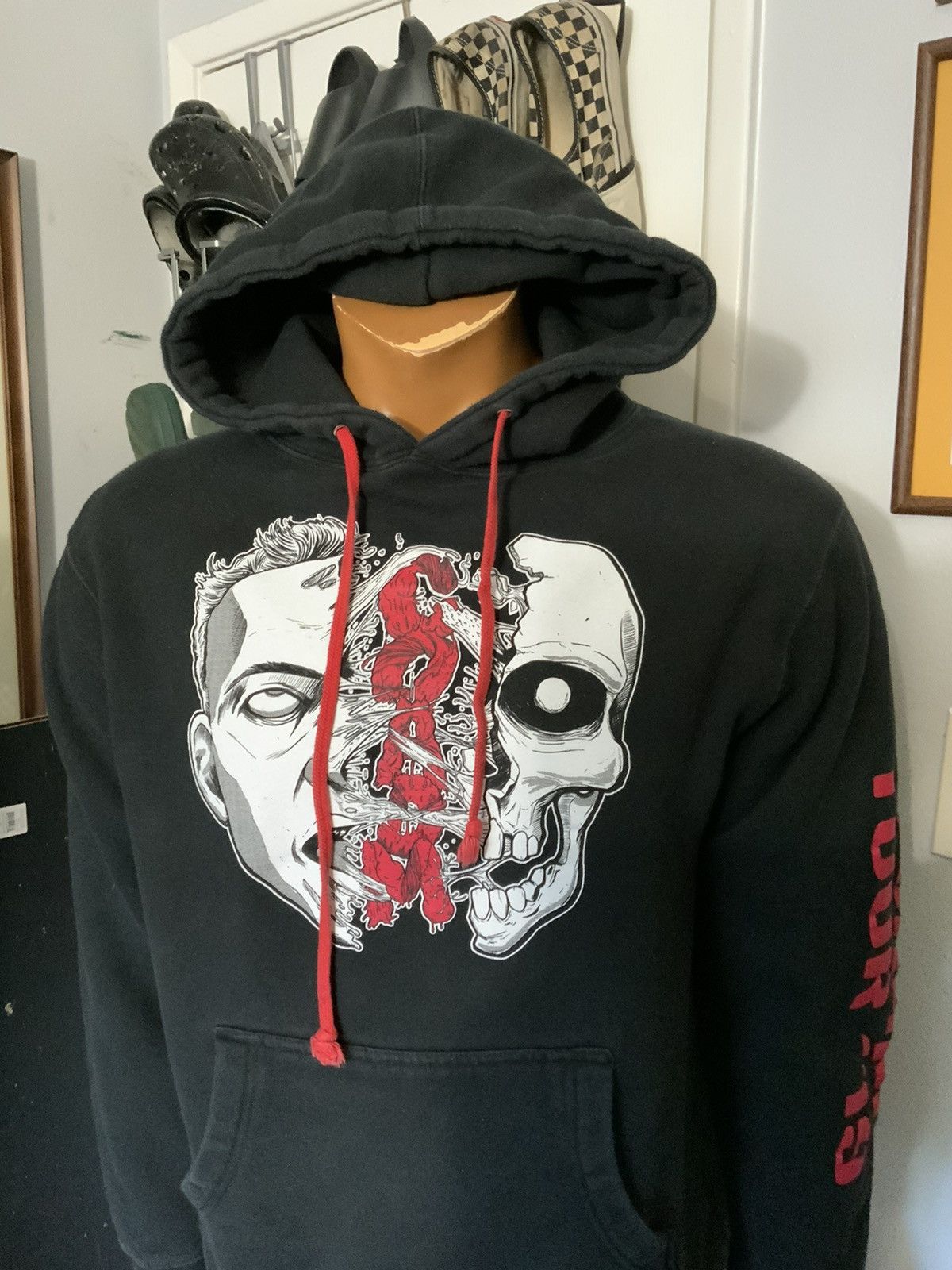 Independent Trading Co. × Logic Logic COADM Tour 2019 Official Merch Skull Pullover Hoodie Size US M / EU 48-50 / 2 - 10 Thumbnail