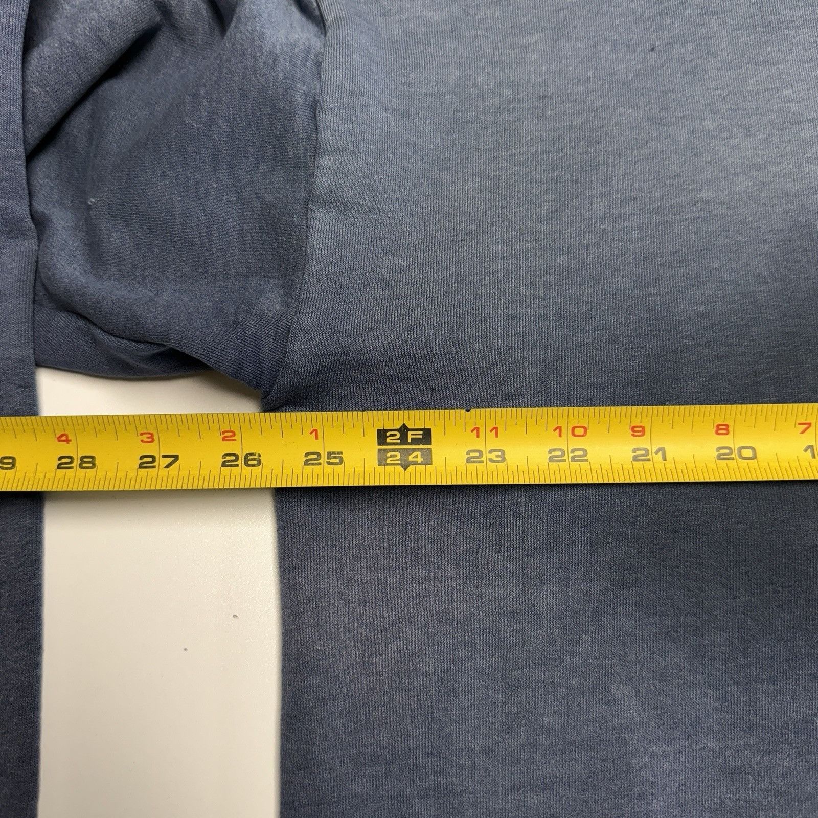 Vintage Vintage USA Hoodie Sweatshirt Mens XL 25.5x26 Faded Blue Y2K Size US XL / EU 56 / 4 - 19 Thumbnail
