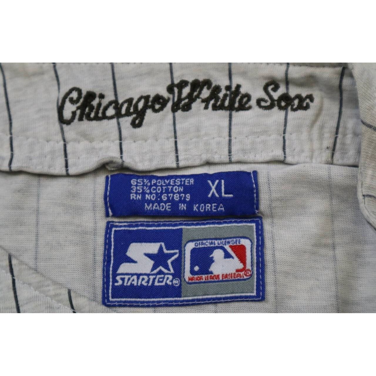 Starter Vintage 90s Chicago White Sox Starter Jersey Pinstripe XL Size US XL / EU 56 / 4 - 3 Thumbnail
