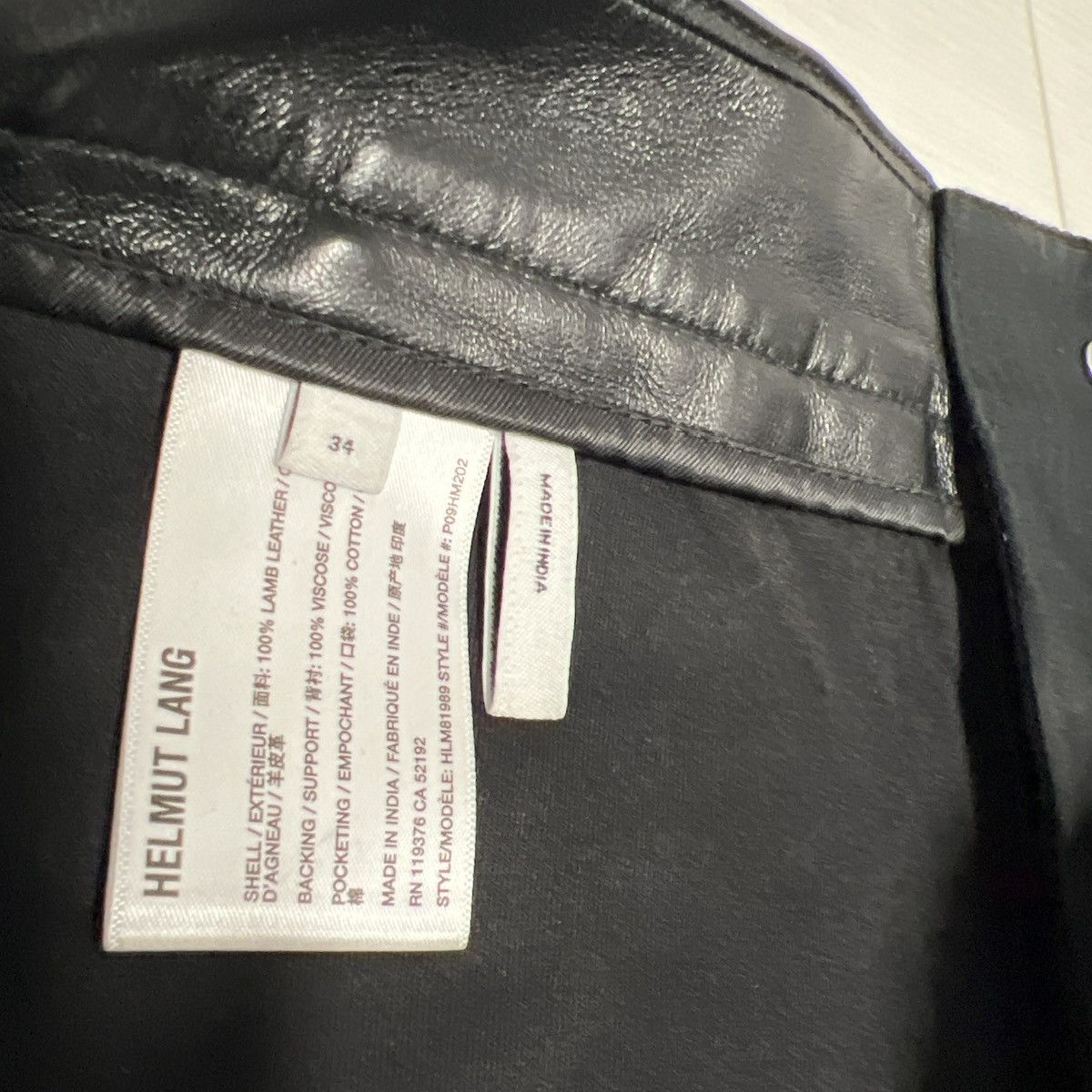 Helmut Lang Helmut Lang Leather Pants Size US 34 / EU 50 - 7 Thumbnail