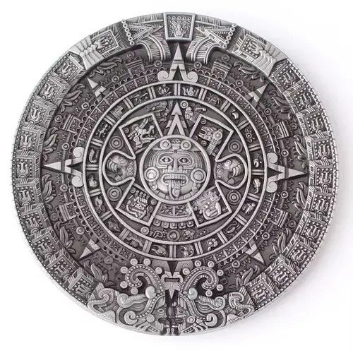 Japanese Brand × Vintage Aztec Solar Calendar Belt Buckle ( no belt ) Size ONE SIZE - 4 Thumbnail