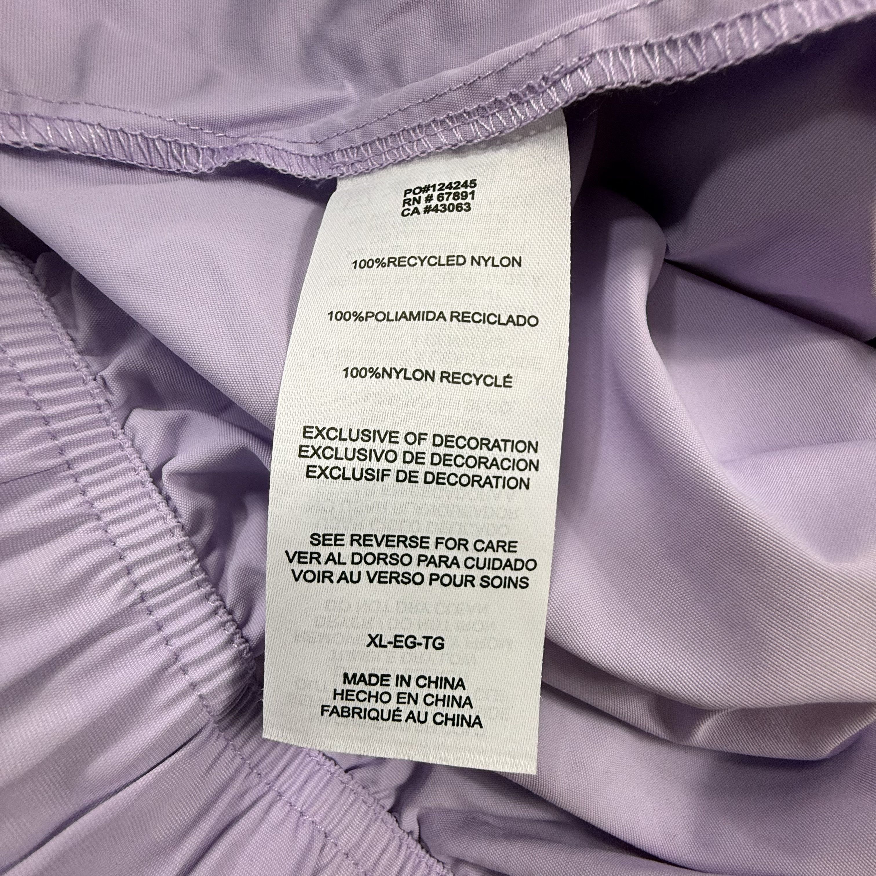 Umbro Umbro x Akomplice Peace Checkered Shorts Pastel Lilac XL NWT Size US 36 / EU 52 - 7 Thumbnail
