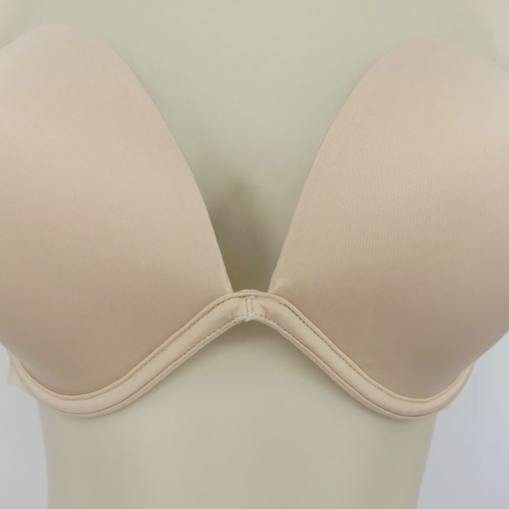 Victoria's Secret Victoria's Secret Bra 36D Balconette Underwire Padded Strapless Beige Women Size ONE SIZE - 3 Thumbnail