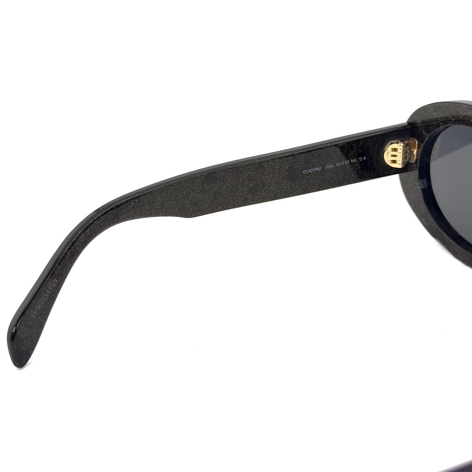 Celine CELINE CL40194U 40194 TRIOMPHE Paris Black Sunglass 03A Size ONE SIZE - 7 Thumbnail