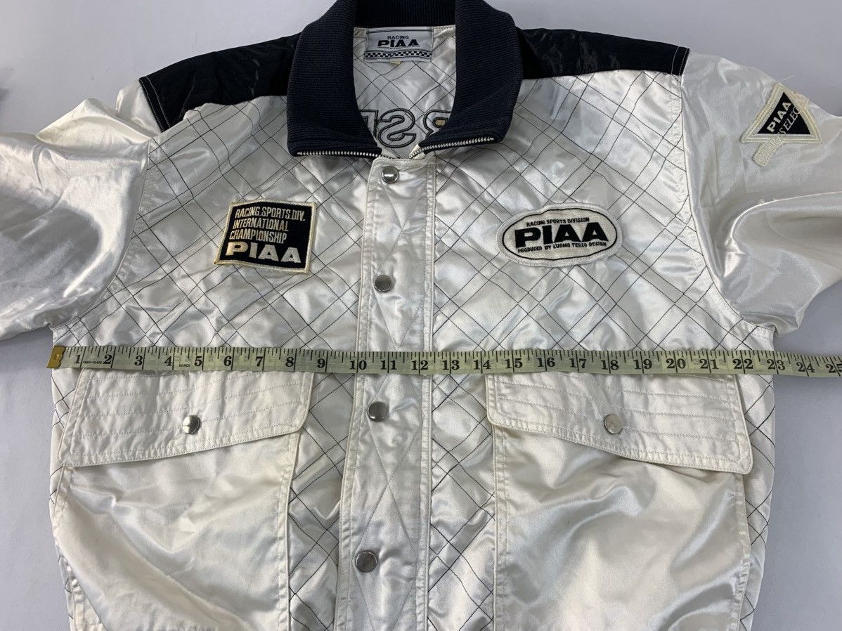 Vintage 90s PIA Motorsport Uomo Terzo Design Satin Bomber Jacket Size US S / EU 44-46 / 1 - 10 Thumbnail