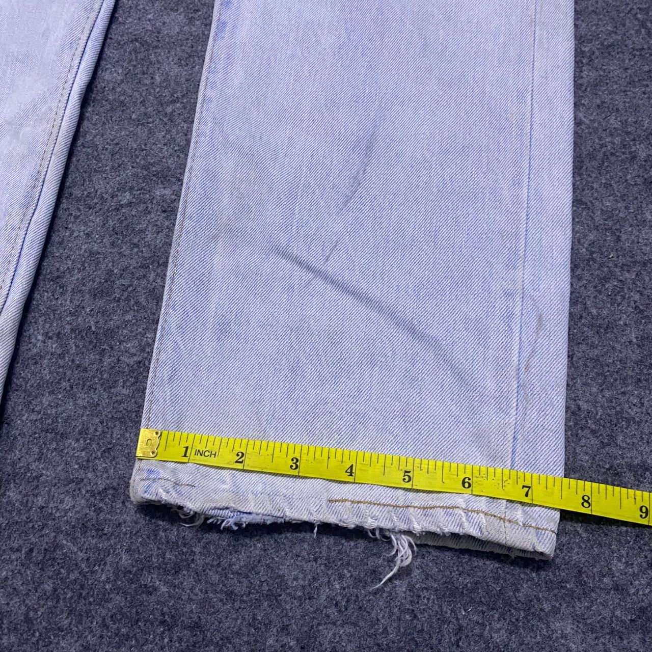 Levi's Vintage 80s Levis 501 Button 6 Distressed Denim Size US 30 / EU 46 - 6 Thumbnail