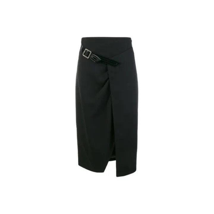 Givenchy Givenchy SS21 Belted Detail Slit Skirt Size 36" / US 14 / IT 50 - 1 Thumbnail