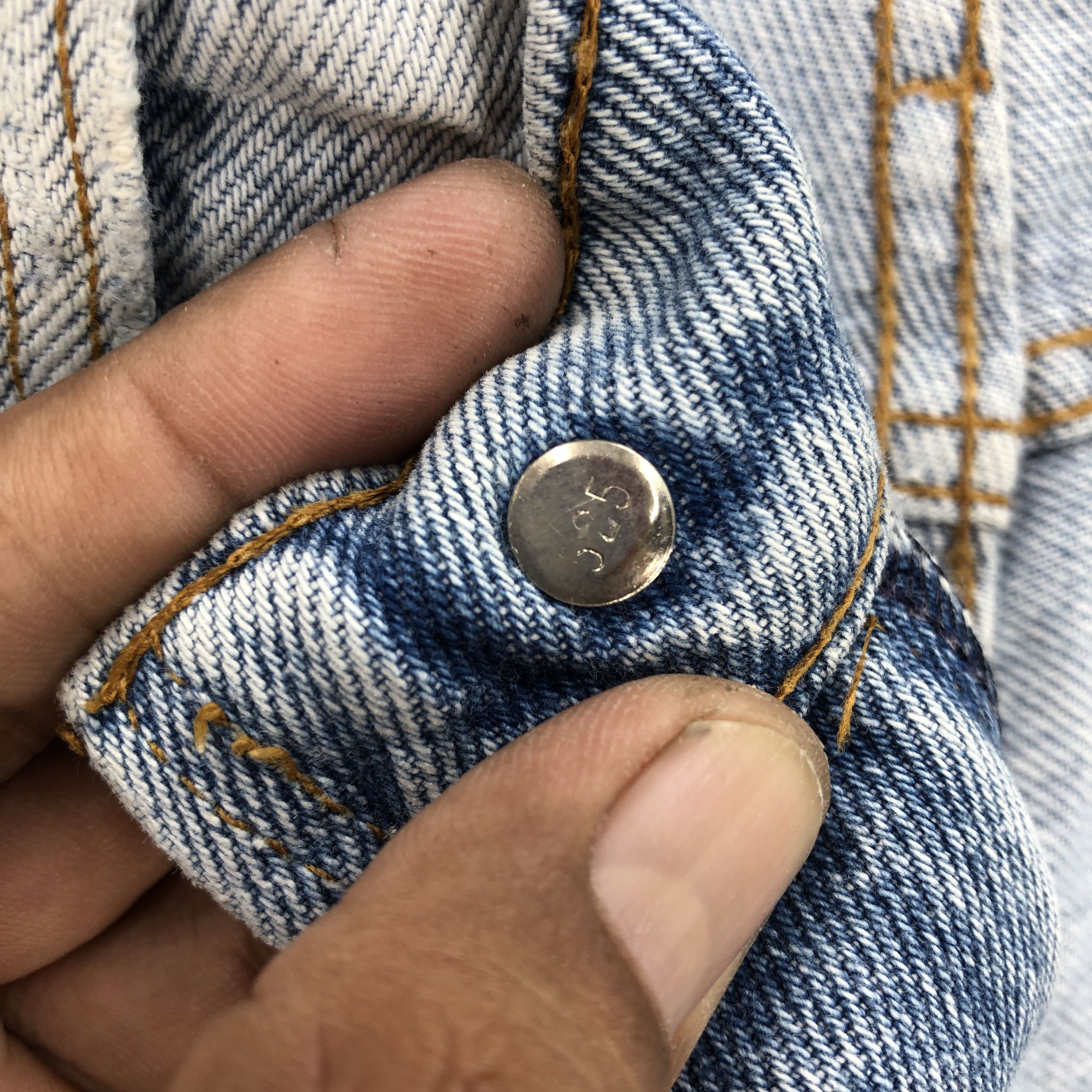 Levi's × Vintage Vintage Levis Sun Faded Blue Wash Jeans Levi's 505 Denim Size US 30 / EU 46 - 7 Thumbnail