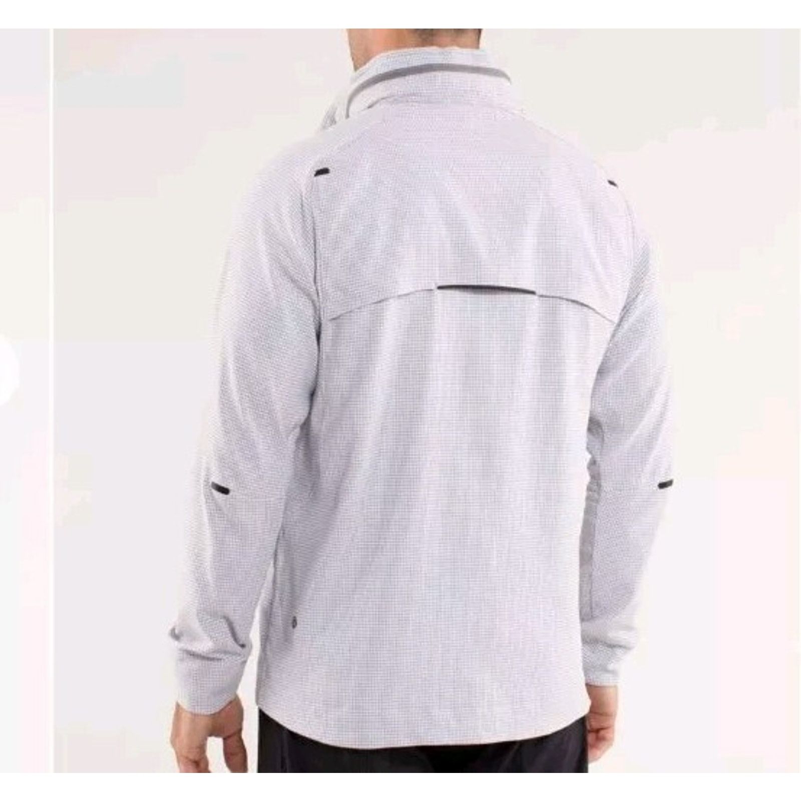 Lululemon Lululemon Men Houndstooth White Gray Size M A001599 Size US M / EU 48-50 / 2 - 2 Thumbnail