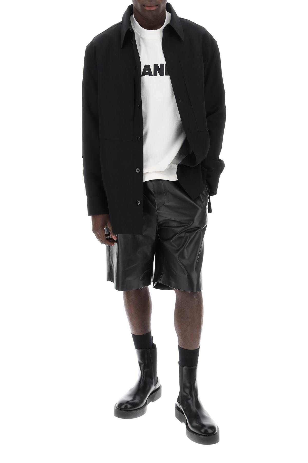 Jil Sander EU46 $4000 Butter Soft Ovine Lamb Leather Runway Shorts SS24 Size US 30 / EU 46 - 16 Thumbnail