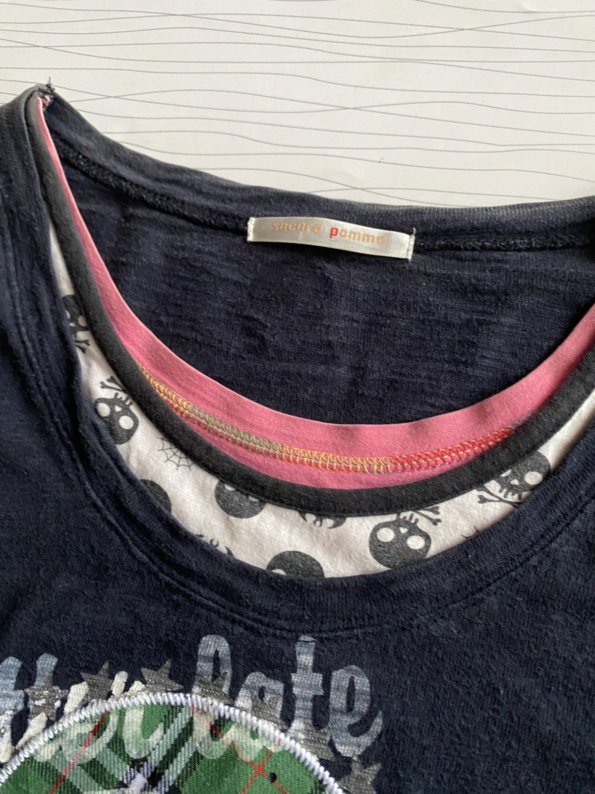 Hysteric Glamour × Undercover Japanese Skull Tartan Poem Longsleeve Tee Shirt Size US M / EU 48-50 / 2 - 11 Thumbnail