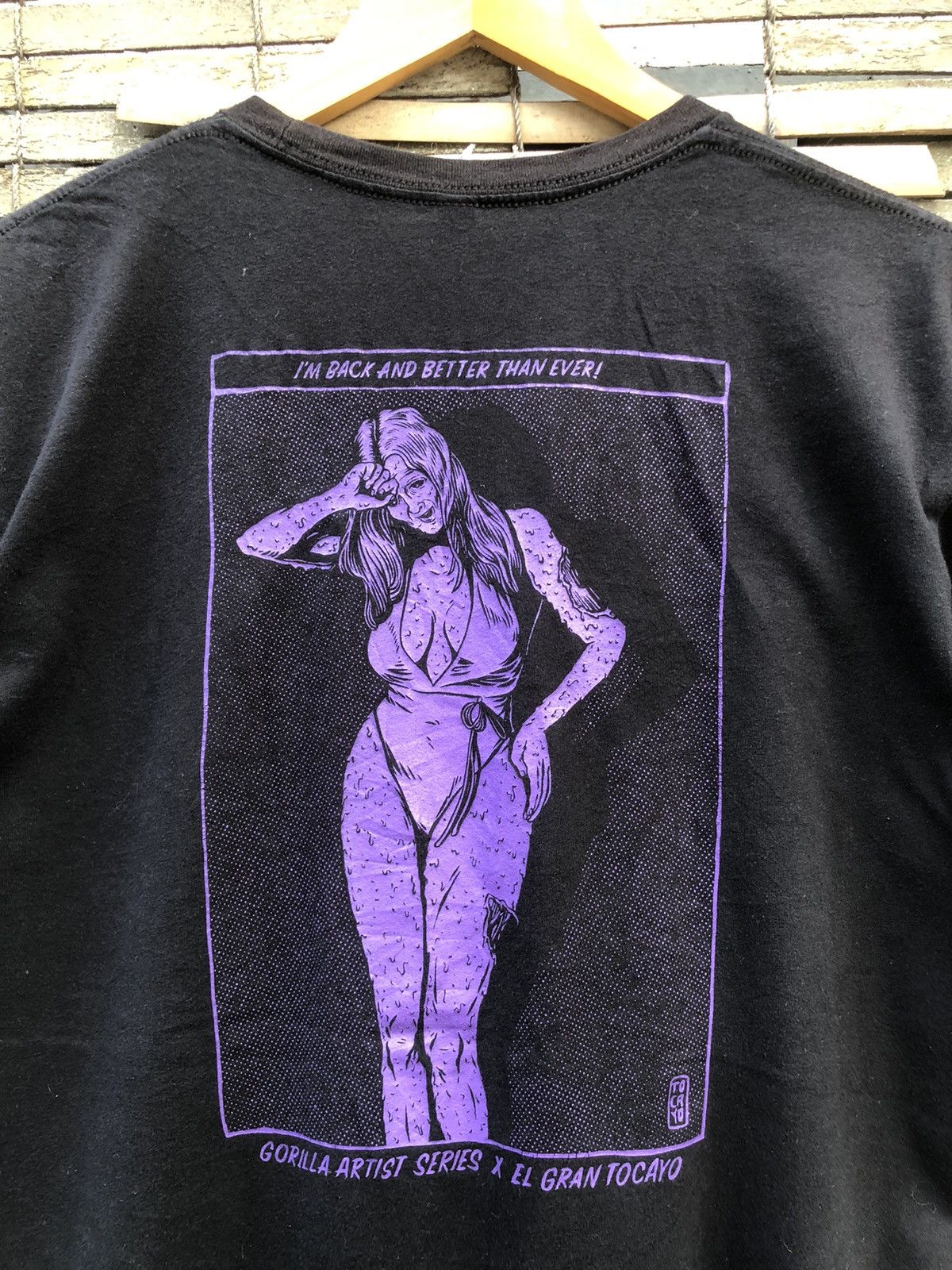 Japanese Brand × Vintage 💥RARE💥 Gorilla Artist Series X El Grand Tocayo Art Tshirt Size US L / EU 52-54 / 3 - 2 Thumbnail