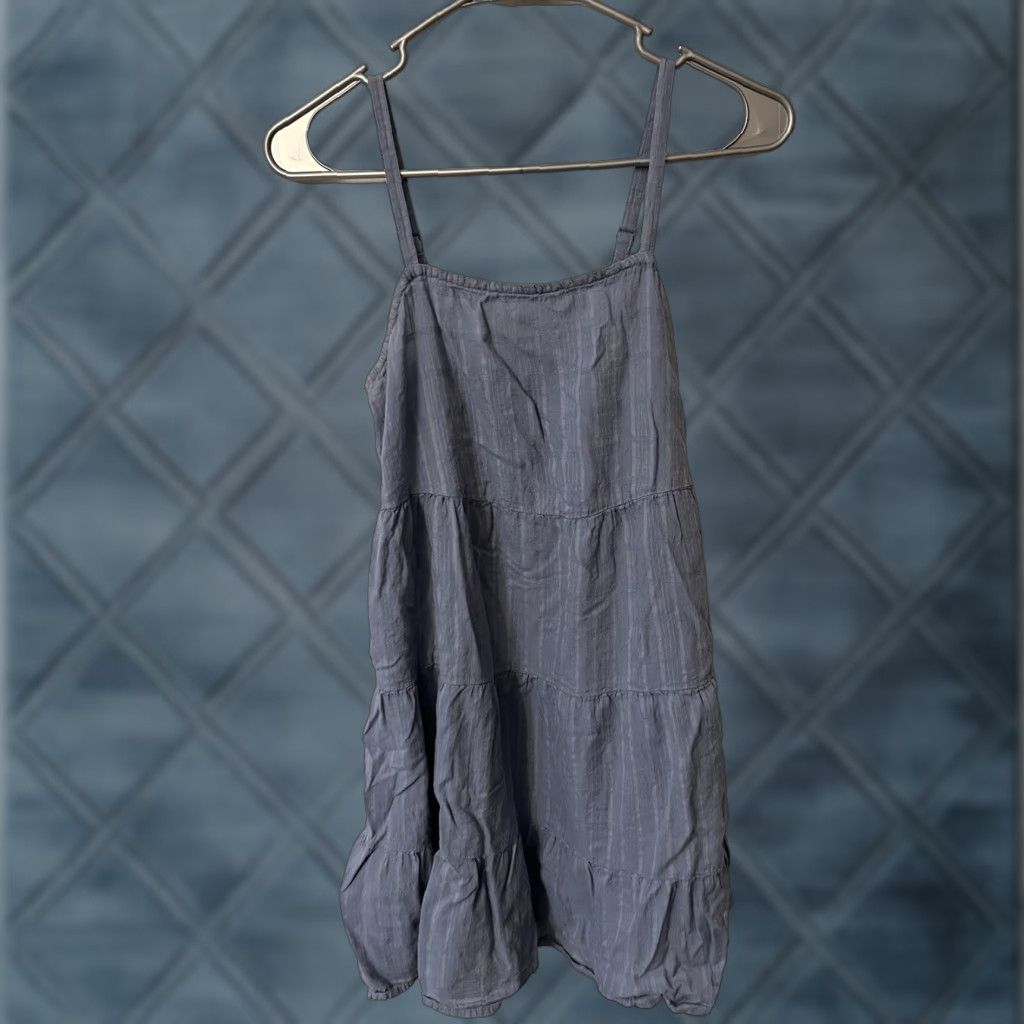 Old Navy Old Navy Women S Racerback Tank Top Blue Dress Length Knee Length Fit & Flare Polyester Rayon Spandex Size S / US 4 / IT 40 - 1 Thumbnail