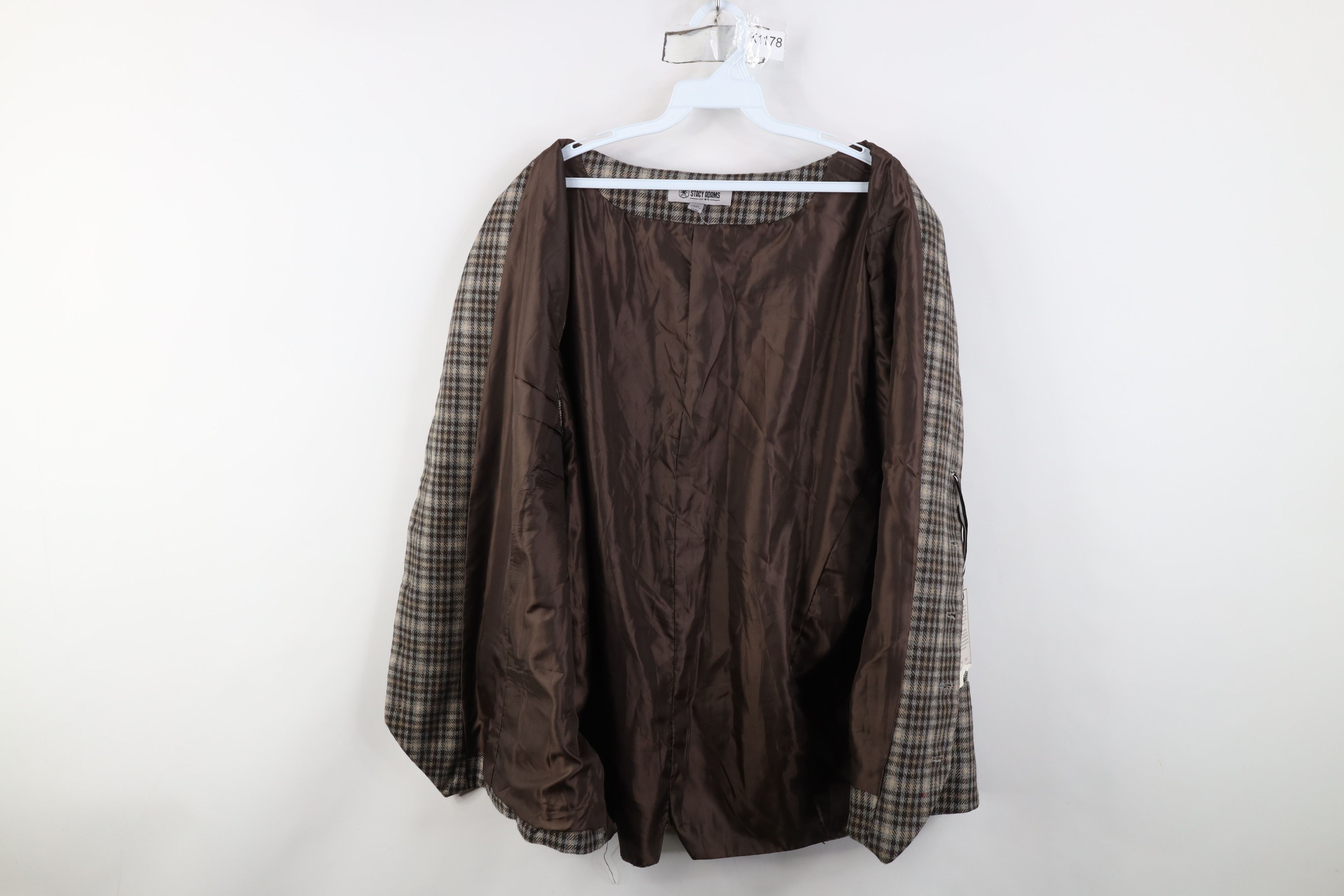Vintage Deadstock Vintage Y2K Streetwear Back Suit Vest Jacket Size US XXL / EU 58 / 5 - 9 Thumbnail