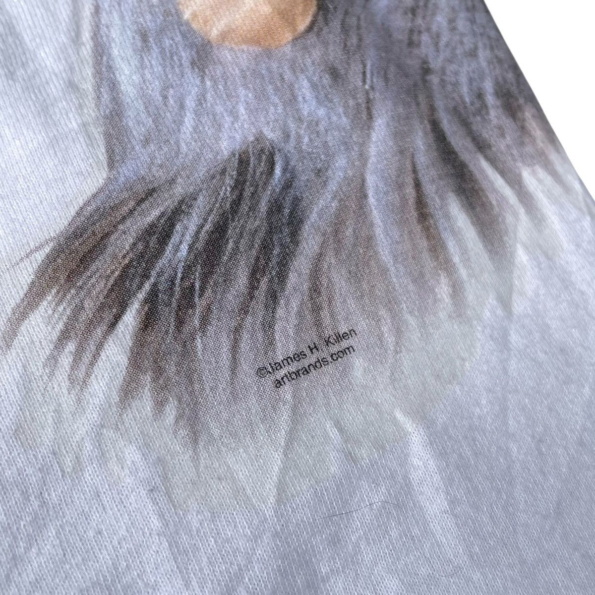 Vintage James H Killen Vintage 2000s Realistic Dog Drawing Art Tee Size US M / EU 48-50 / 2 - 5 Thumbnail