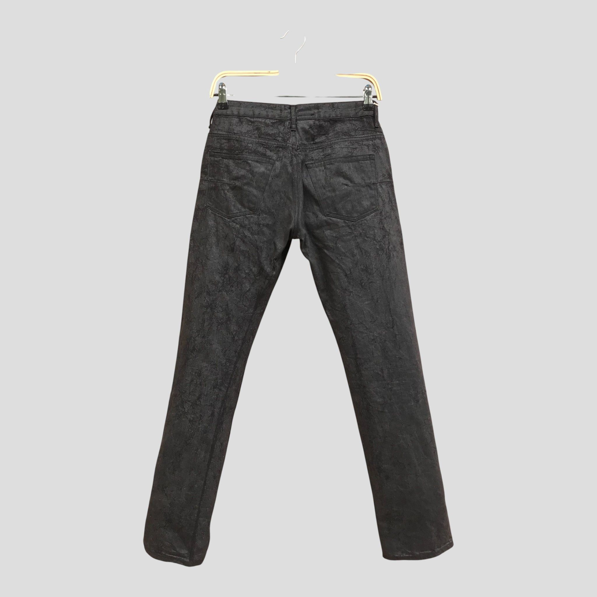 Dior Dior Hedi Slimane Black Wax Denim Jeans Pant Size US 30 / EU 46 - 3 Thumbnail