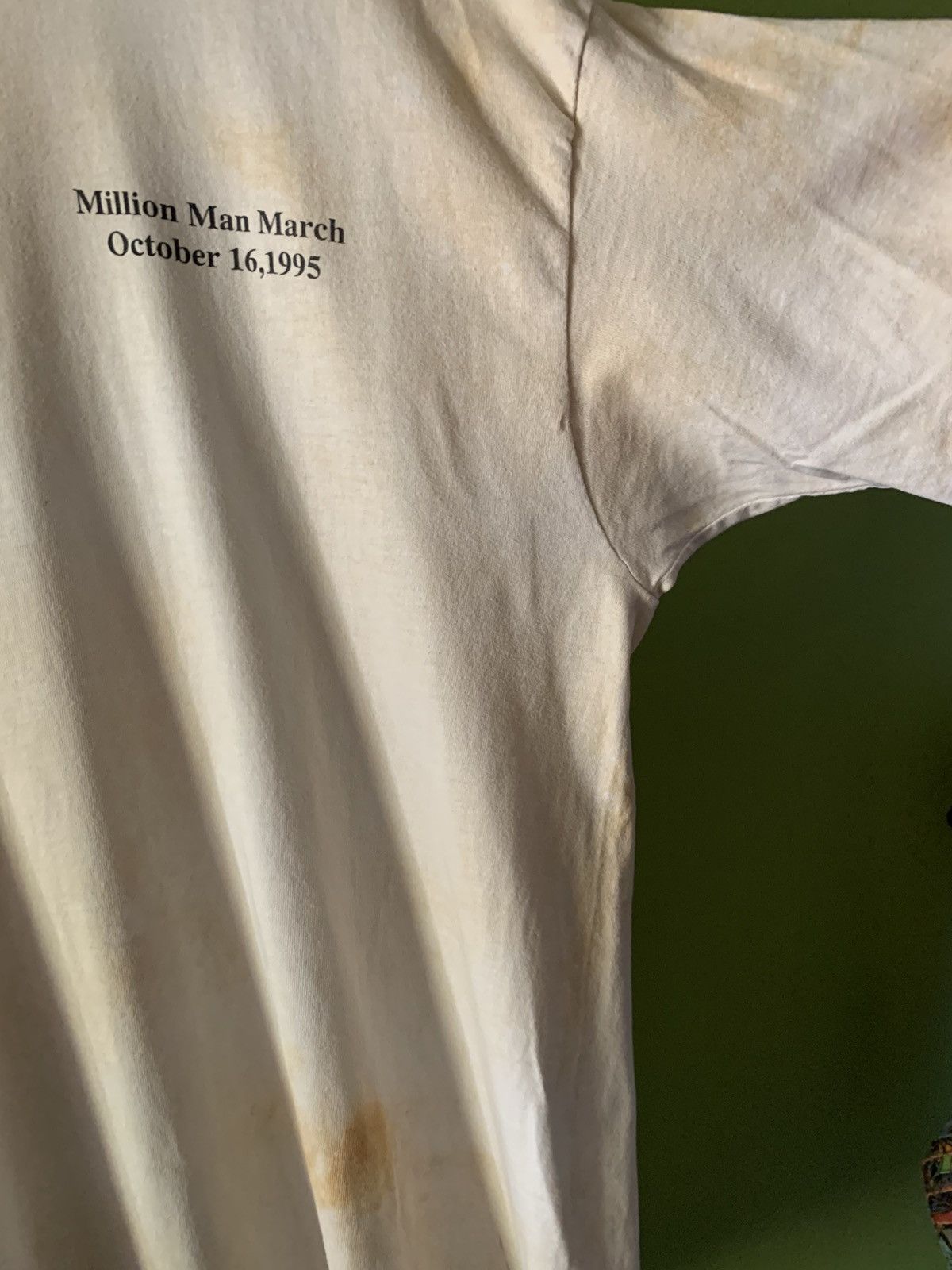Other Vintage 1995 Million Man March historical tee Size US XL / EU 56 / 4 - 8 Thumbnail