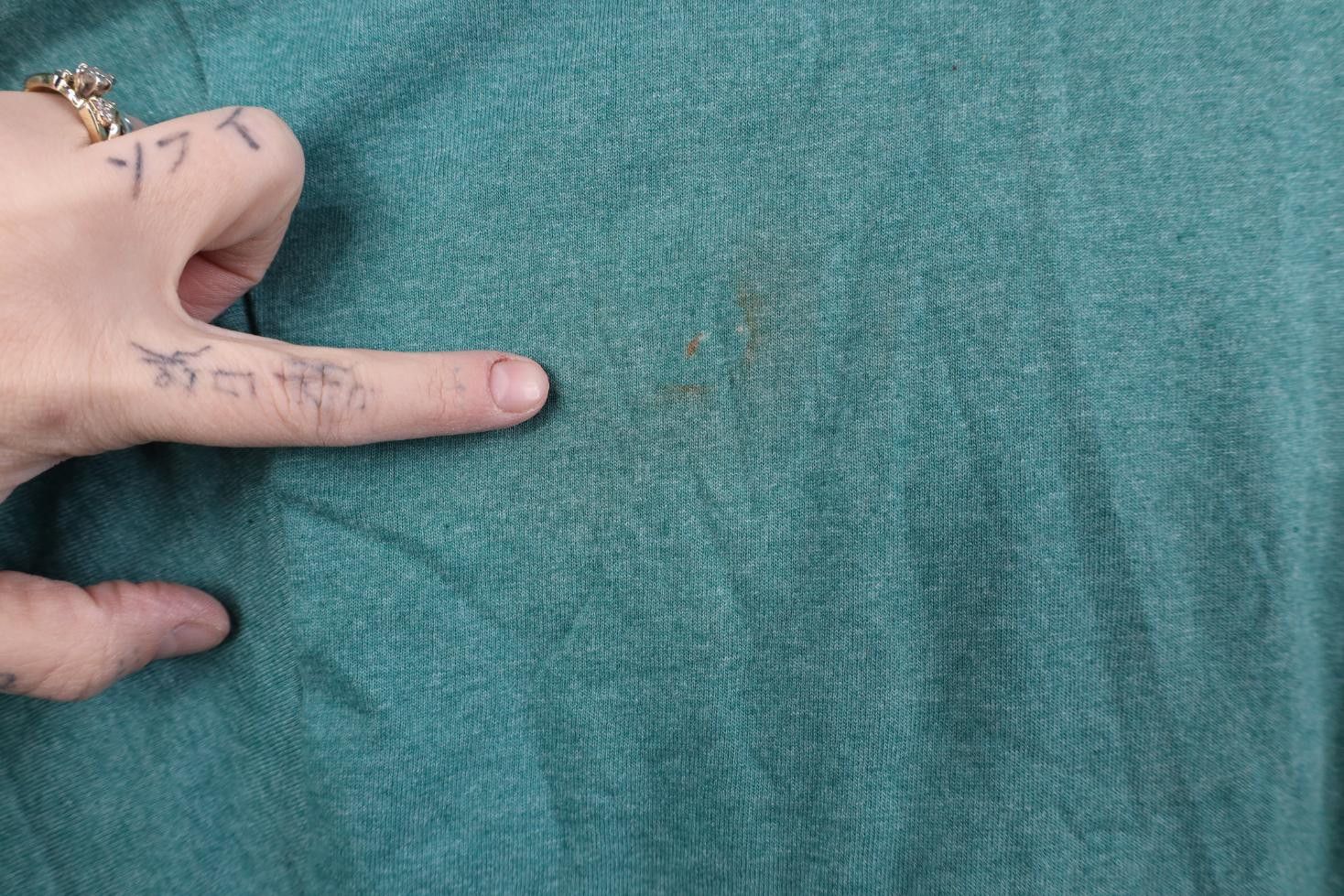 Hanes Deadstock Vintage 90s Hanes T-Shirt Miro Green Heather USA Size US XXL / EU 58 / 5 - 11 Thumbnail