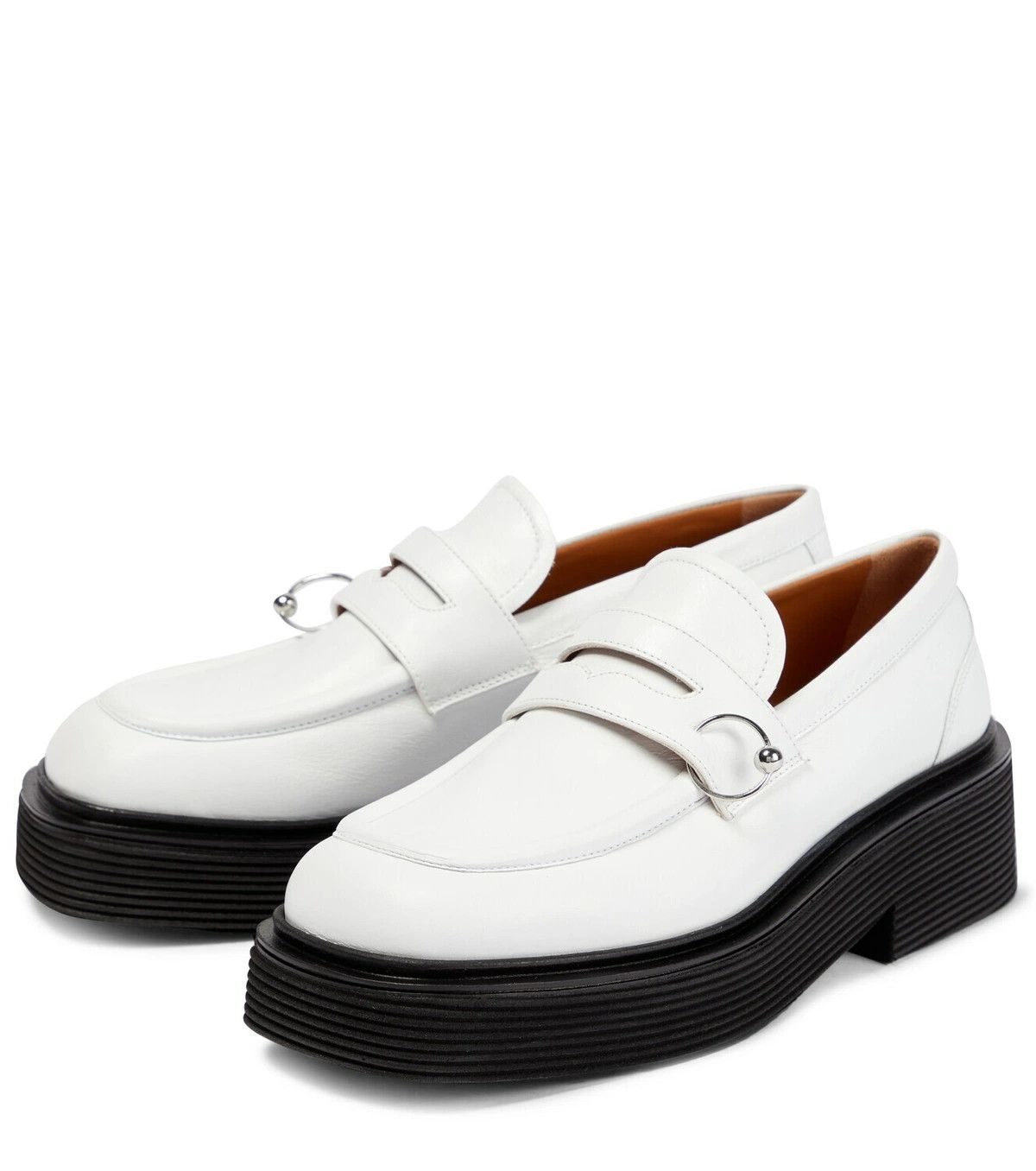 Marni o1y1025 Loafers in White Size US 10 / IT 40 - 2 Thumbnail